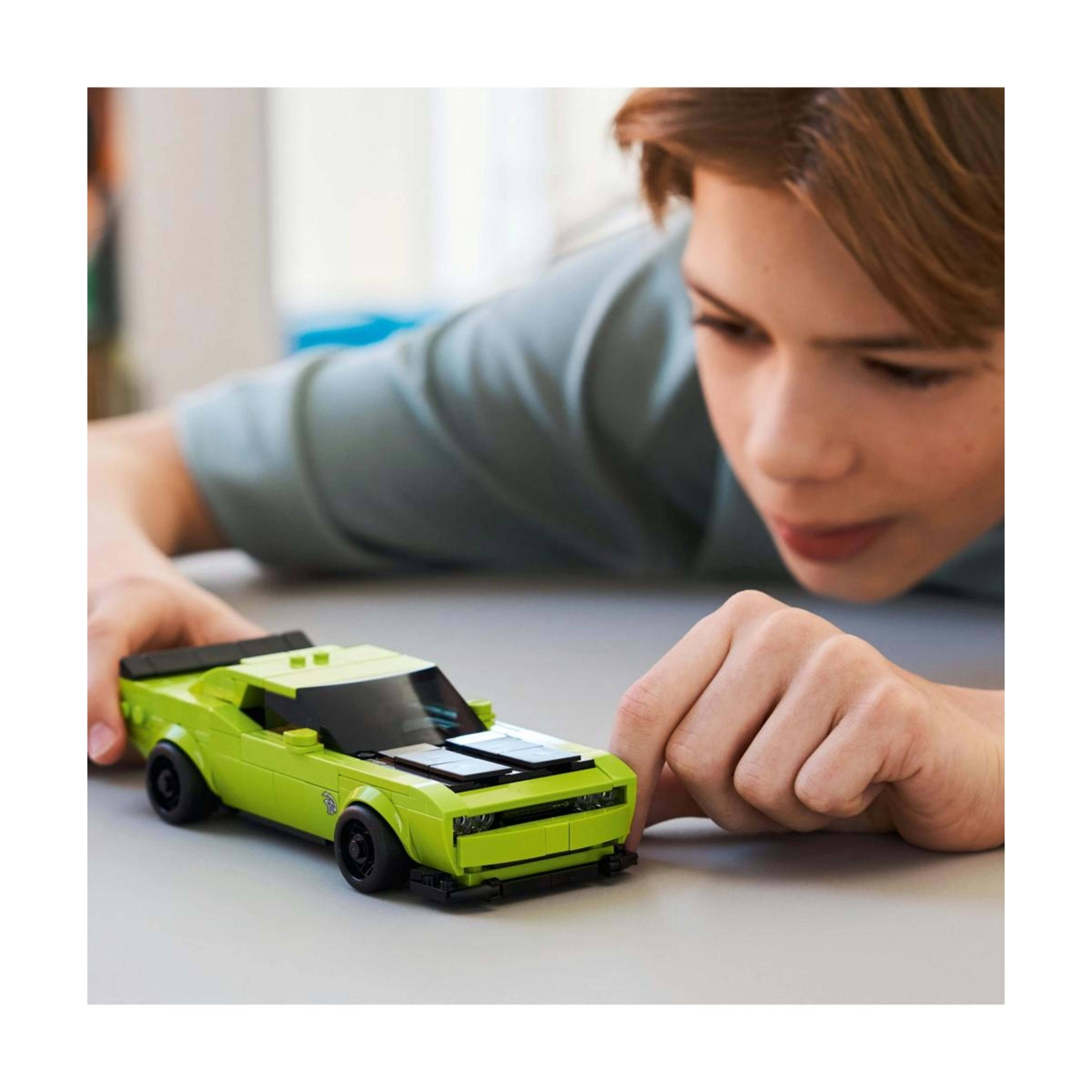 8 LEGO Speed Champions Dodge Challenger SRT Hellcat Sports Car 77237, 8 of 10