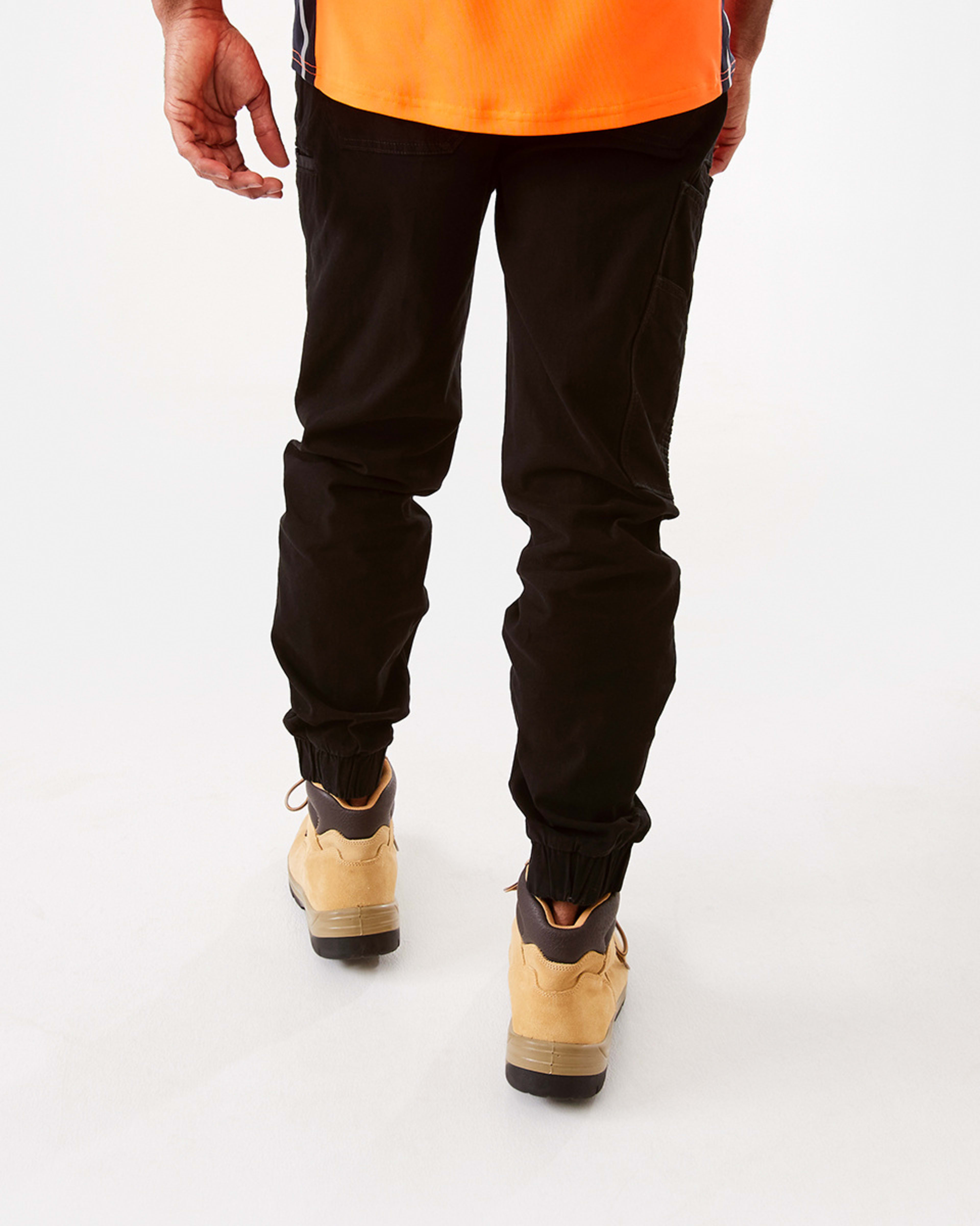 3 Workwear Industrial Moto Joggers Black, 3 of 8