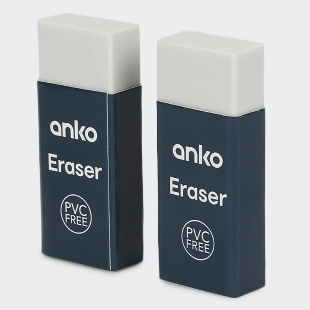 2 Pack Medium Erasers Kmart