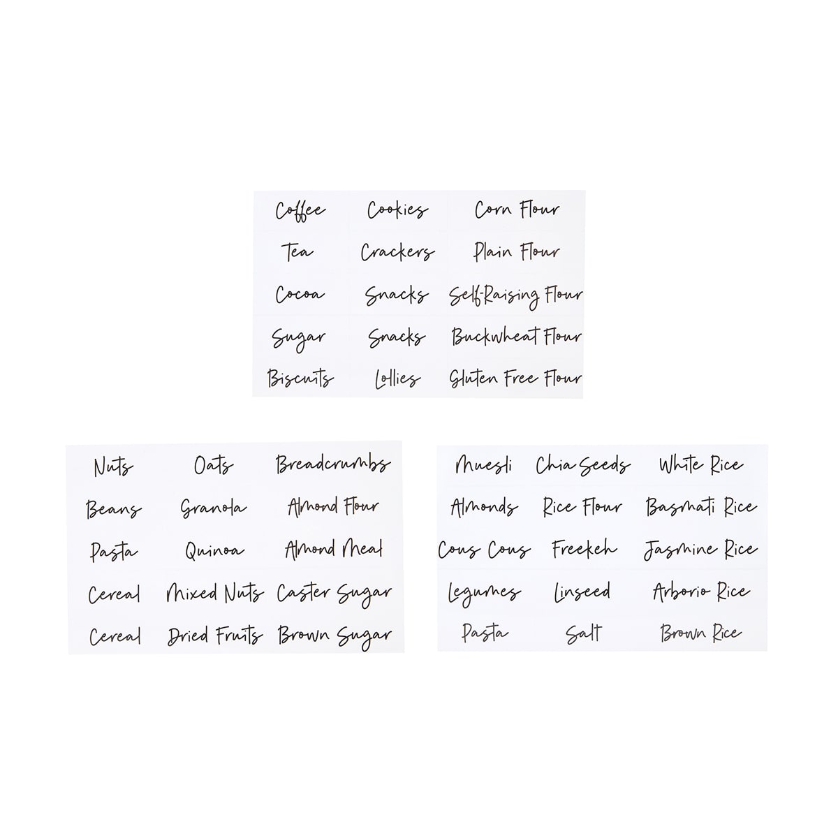 45 Pantry Labels Large Kmart