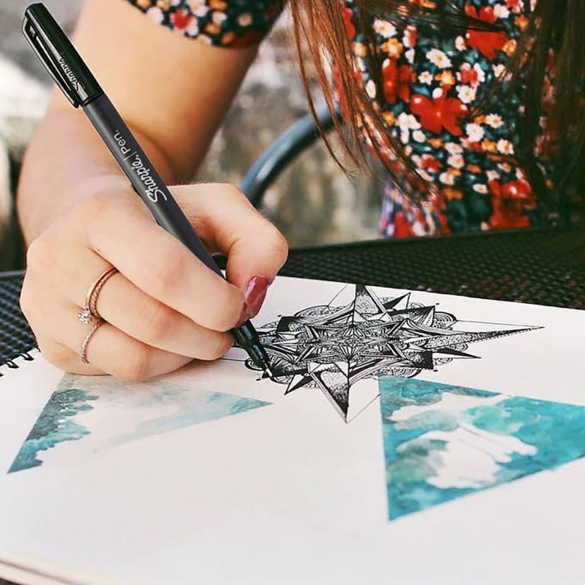 2 Pack Sharpie Fineliner Point Pens Black Kmart