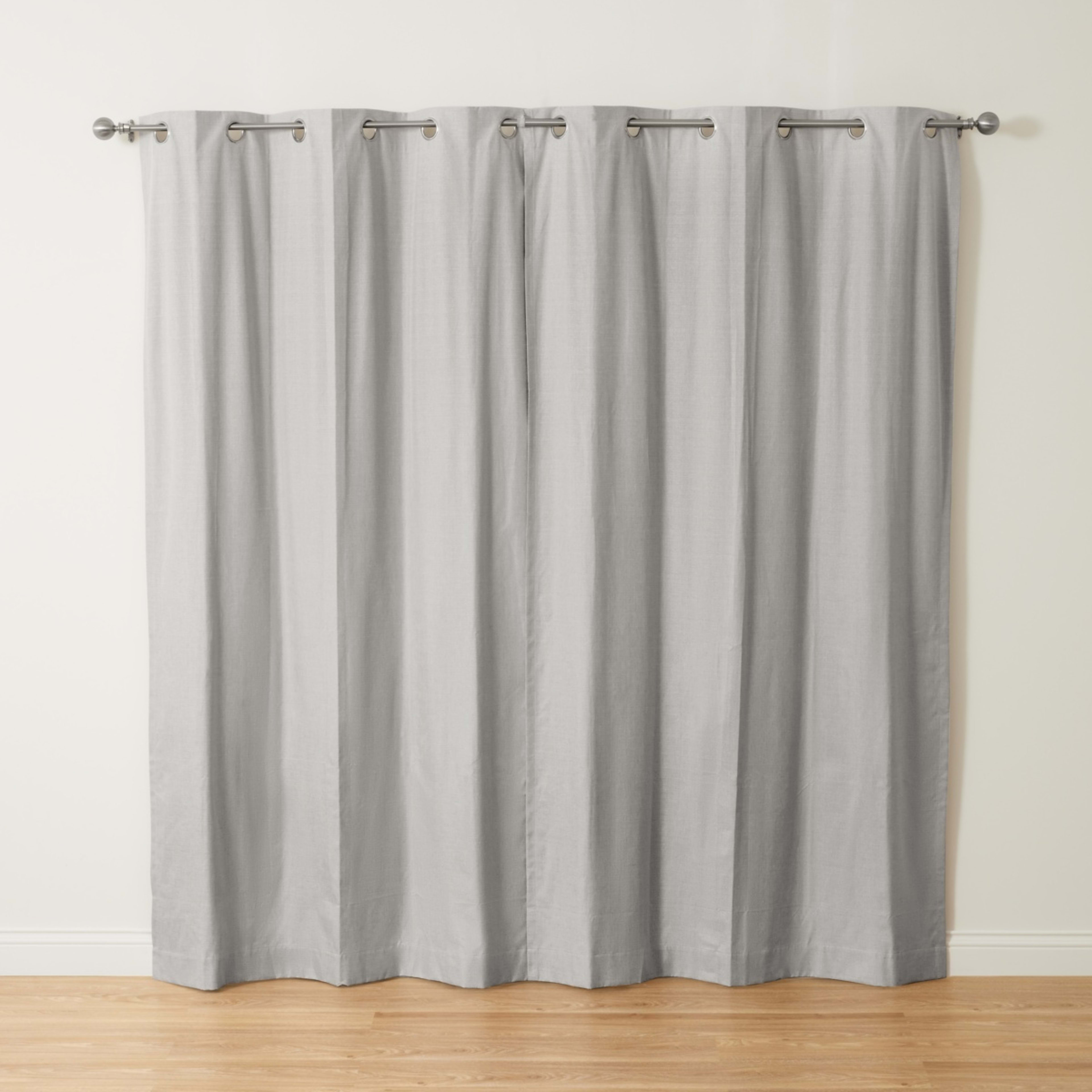 3 Monaco Eyelet Block Out Curtain - Taupe, 3 of 7