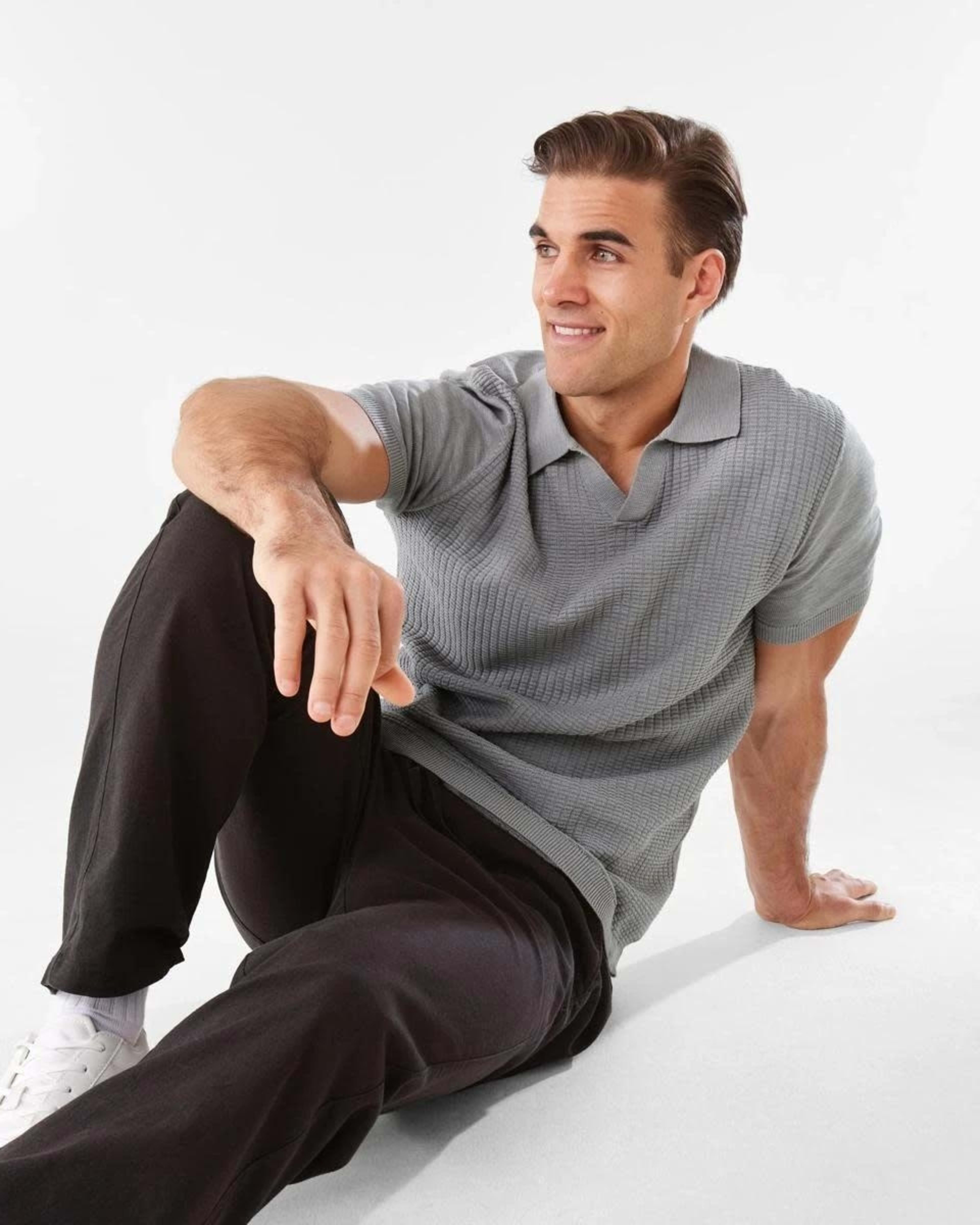 6 Cotton Linen Chino Pants OYSTER BLACK, 6 of 9