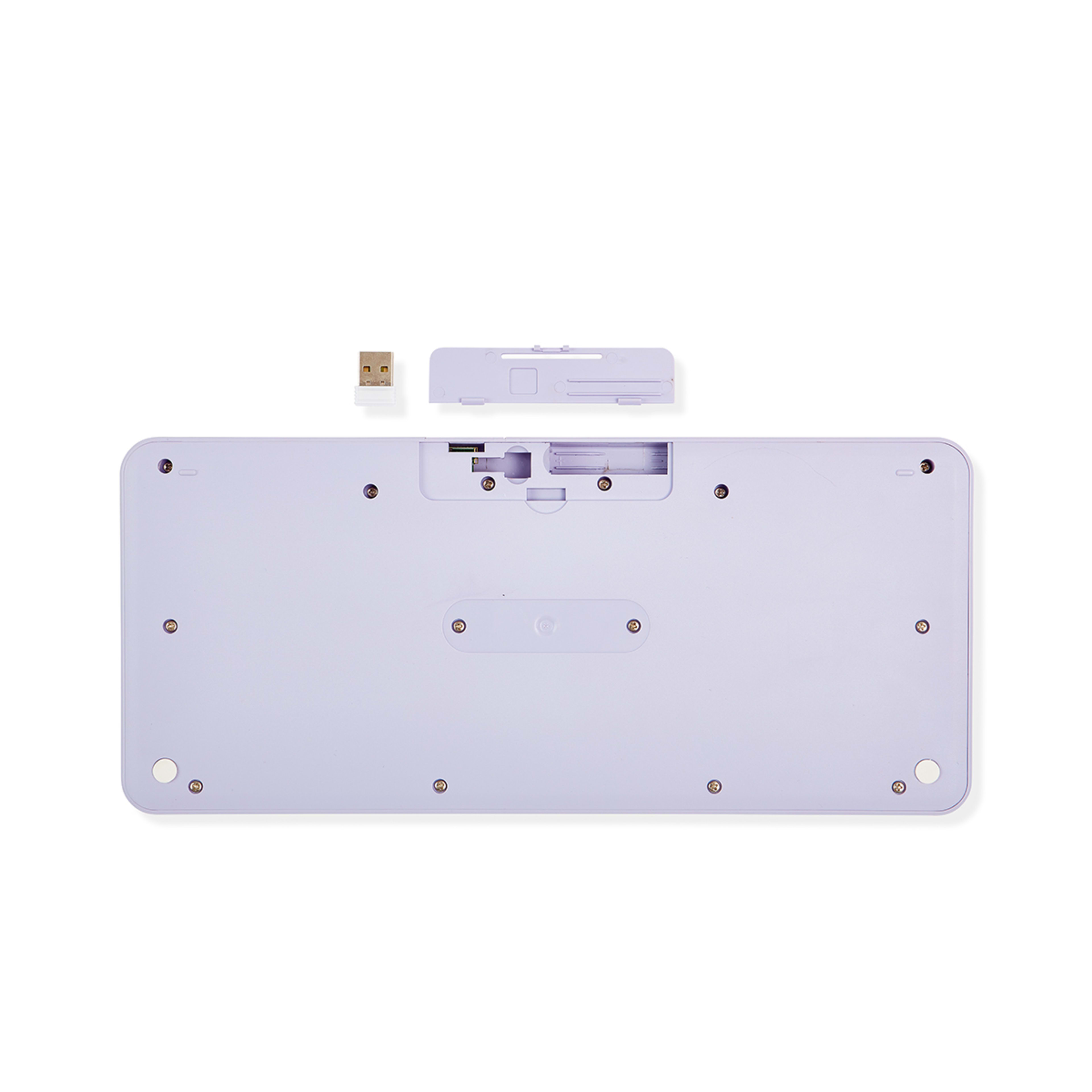 7 Wireless Keyboard and Mouse - Lavendar, 7 of 9