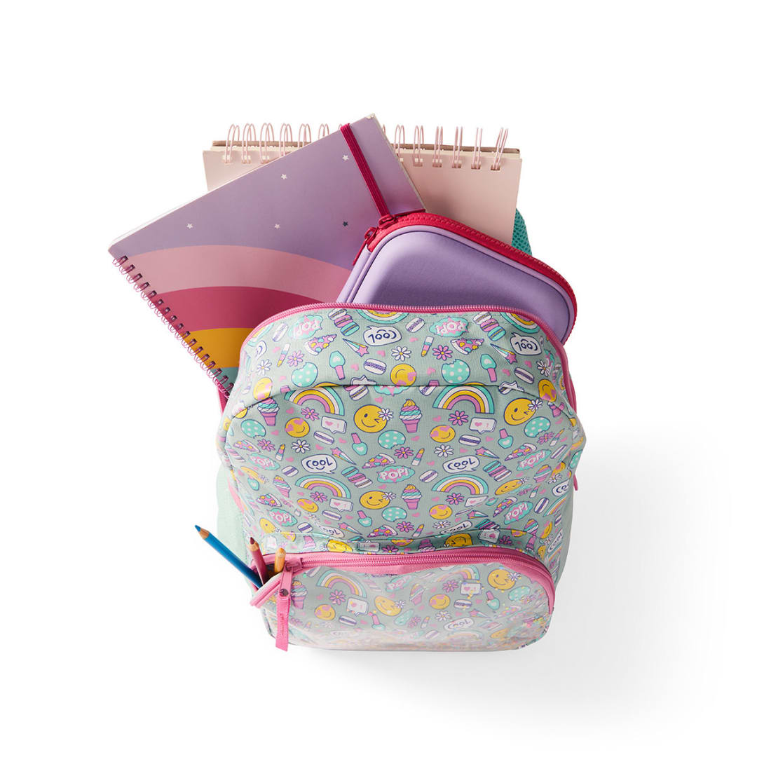 Kids Junior Emoticon Backpack Kmart