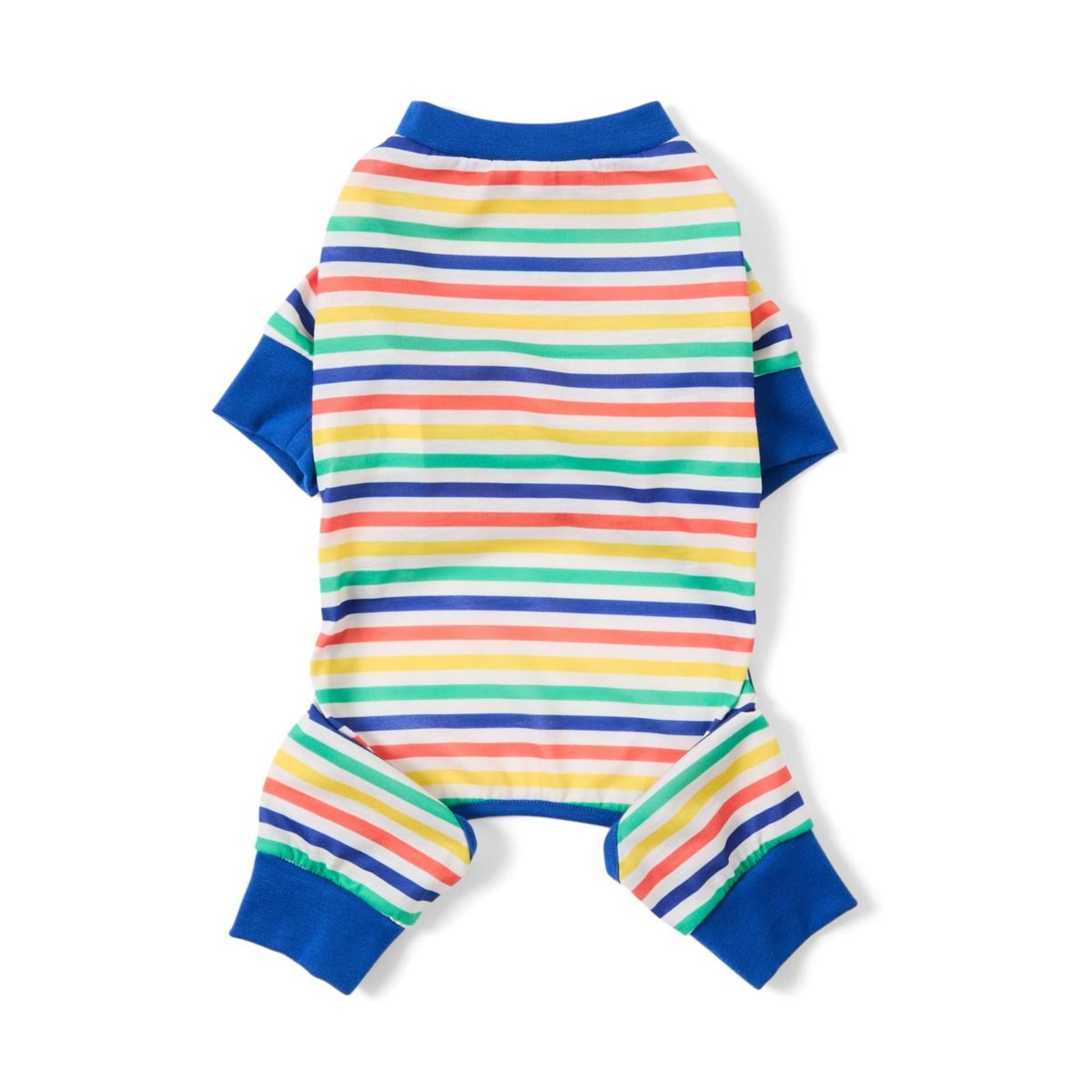 5 Pet Stripe Pyjamas - Large, Blue, 5 of 9