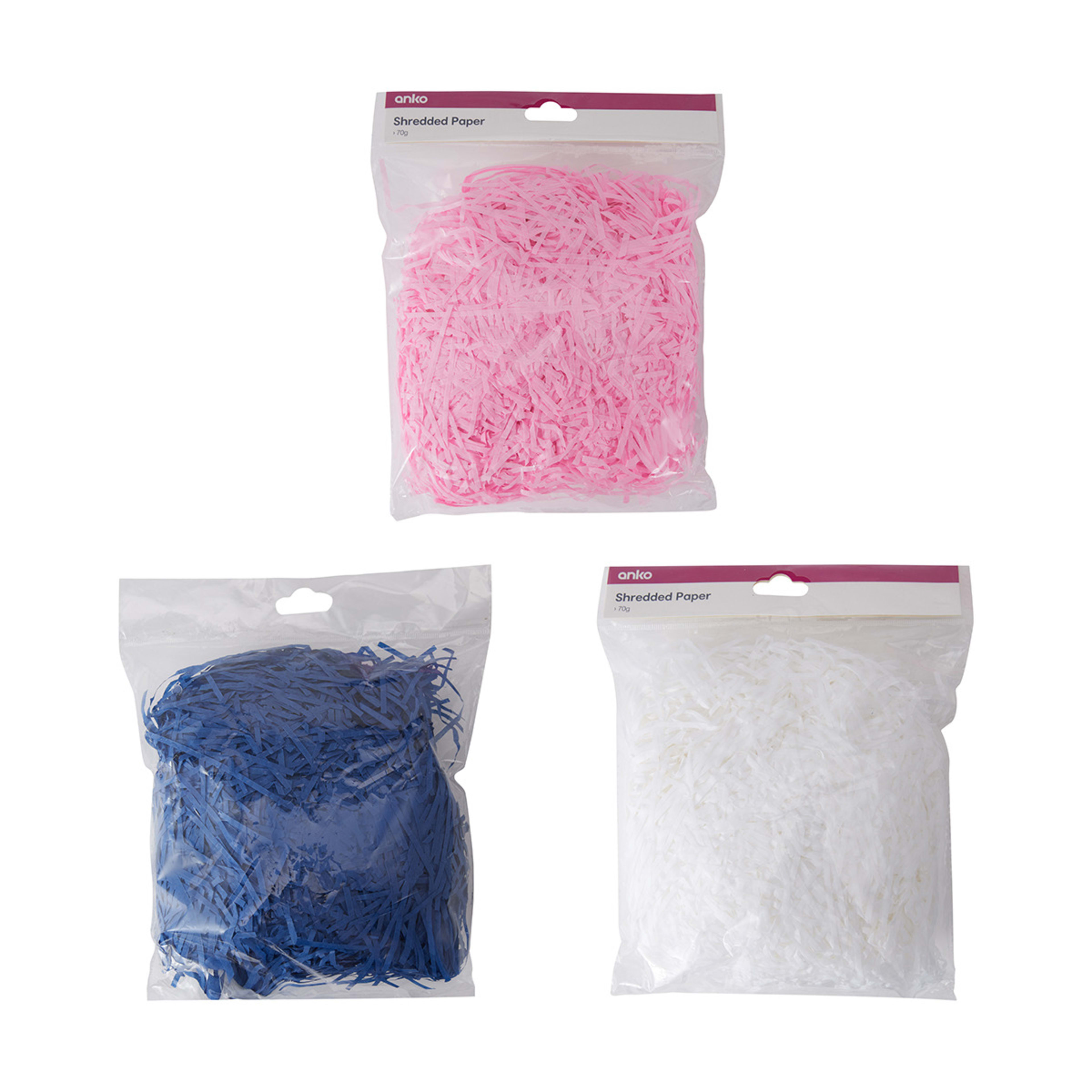 Shredded Paper Assorted Kmart NZ