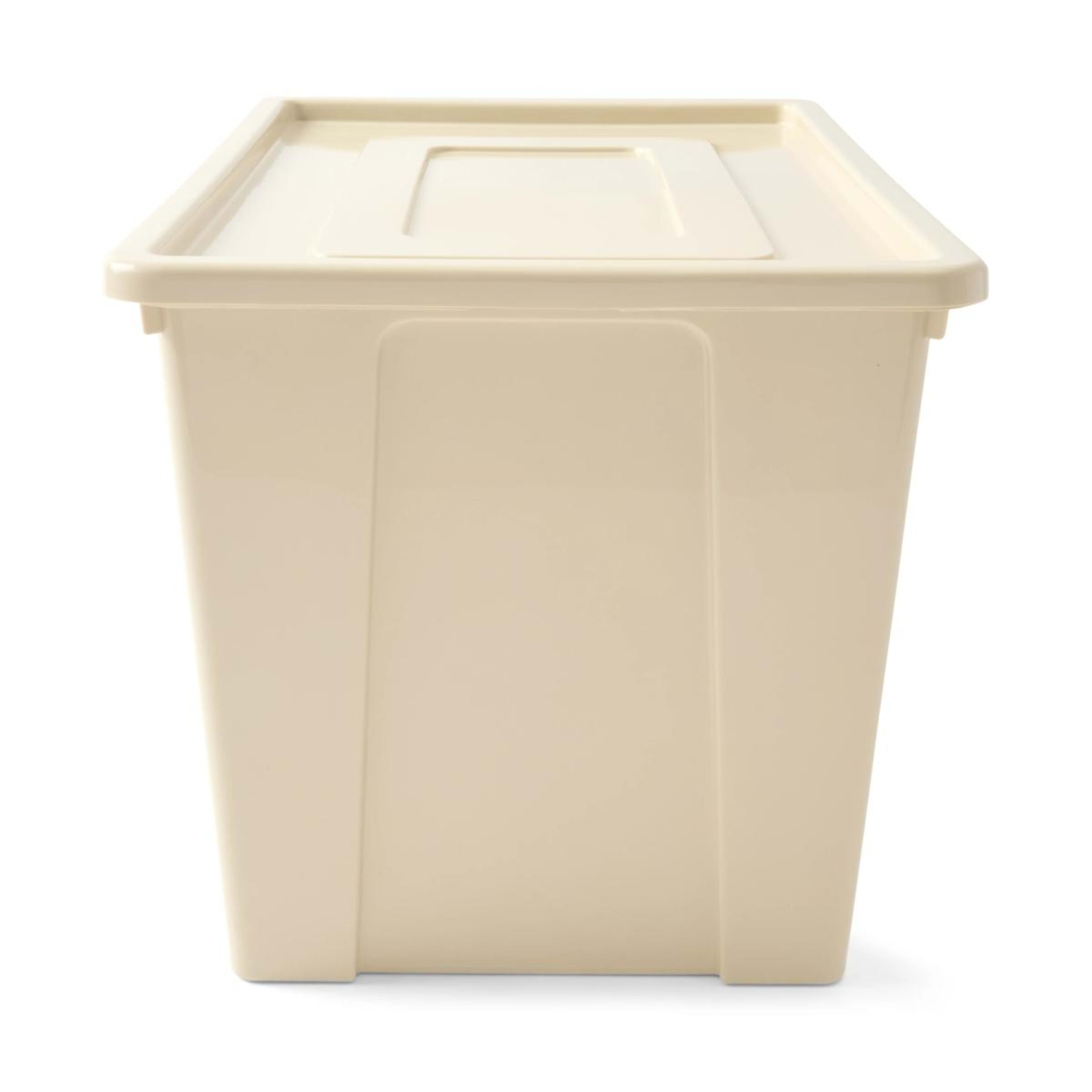 3 3 Pack 20L Storage Boxes - Beige, 3 of 10