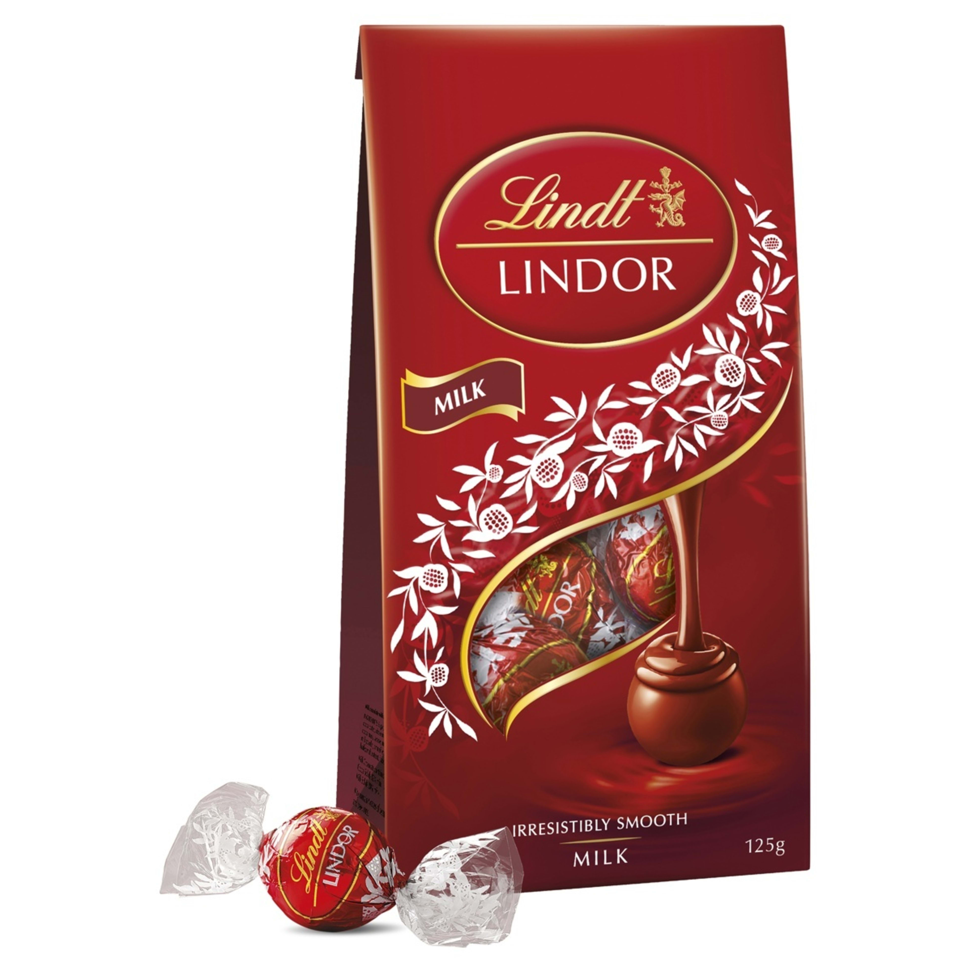 4 Lindt LINDOR Milk Chocolate Bag 125g, 4 of 9