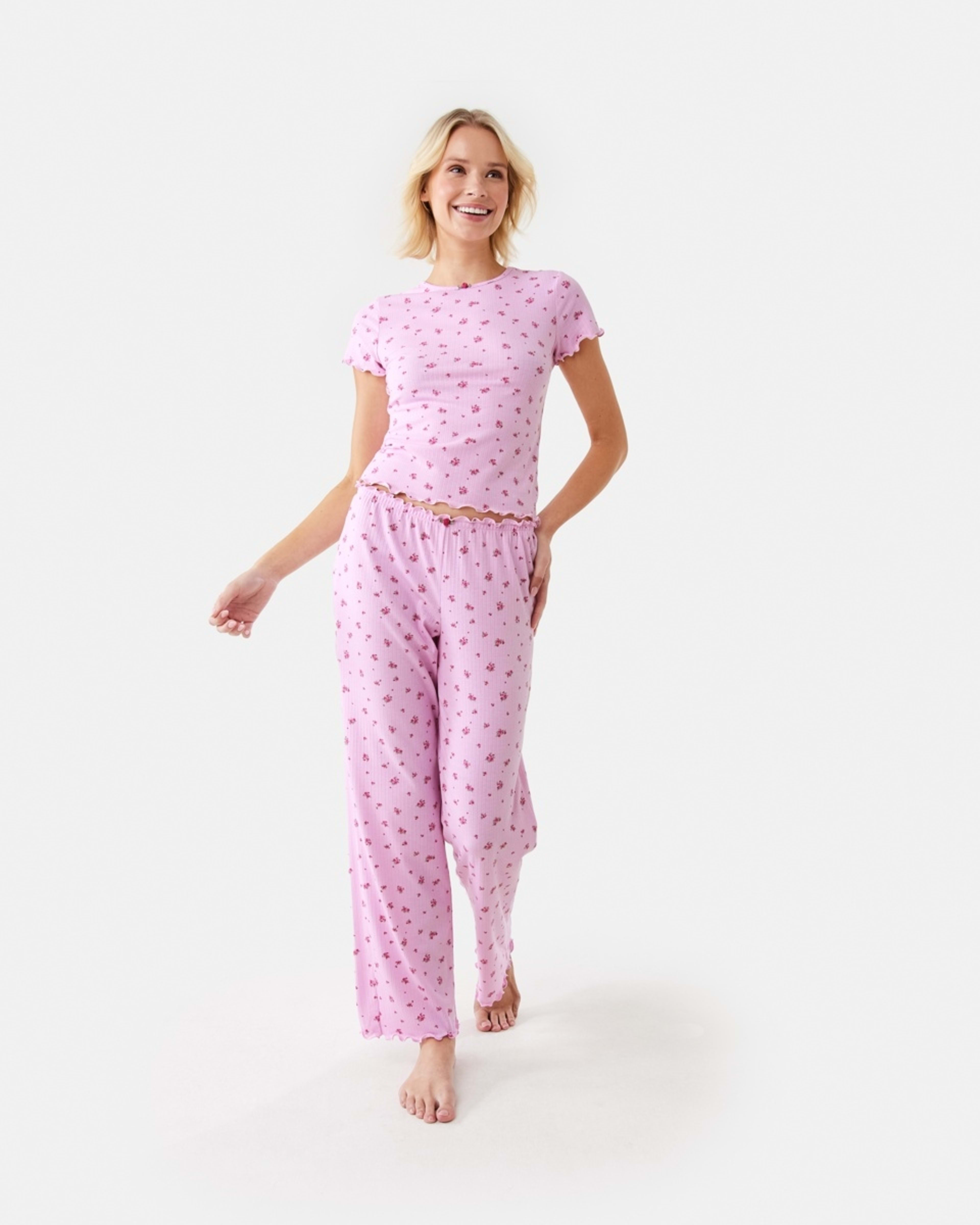 2 Rib Pants PINK ROSE PINK LADY, 2 of 6