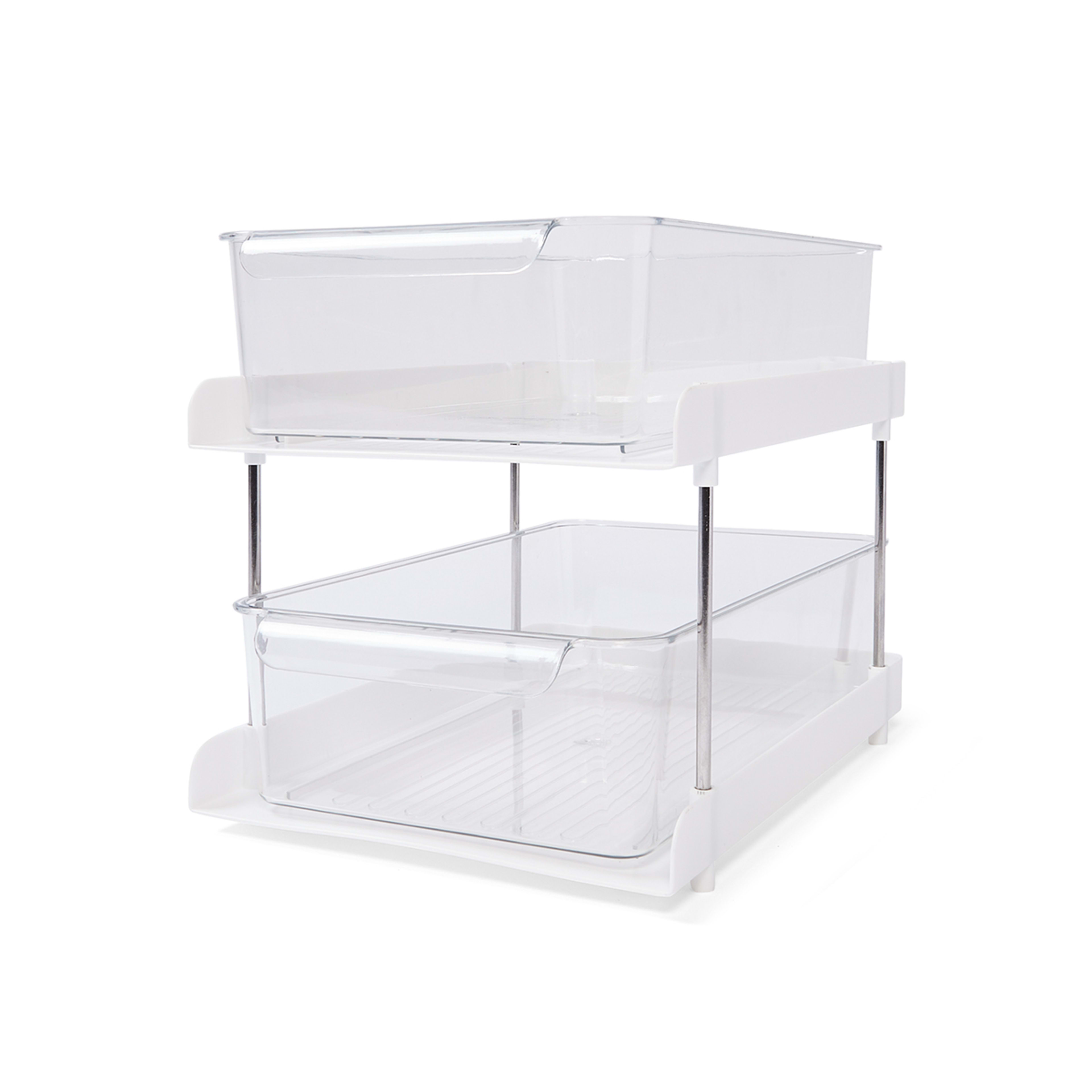 2 Tier Storage Drawers Kmart