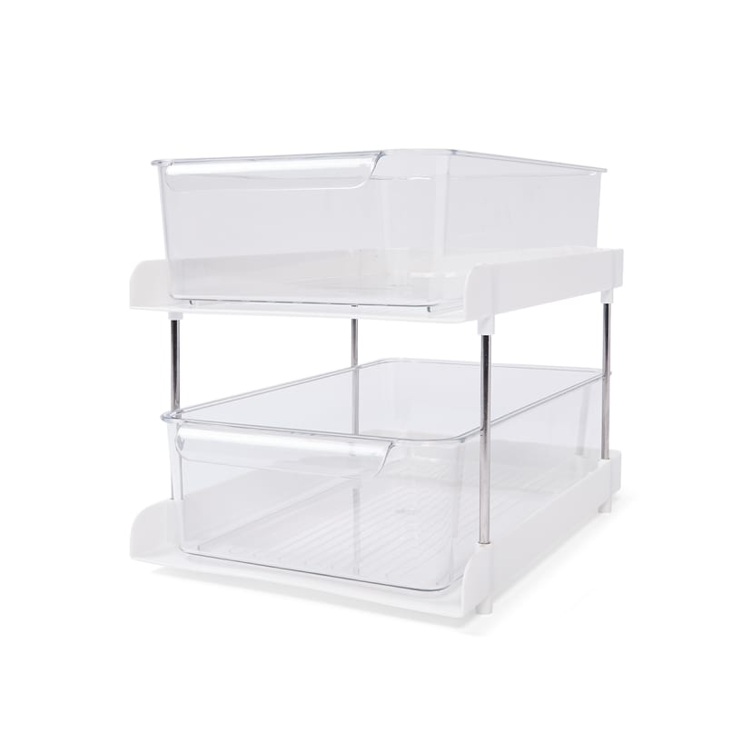 2 Tier Storage Drawers Kmart