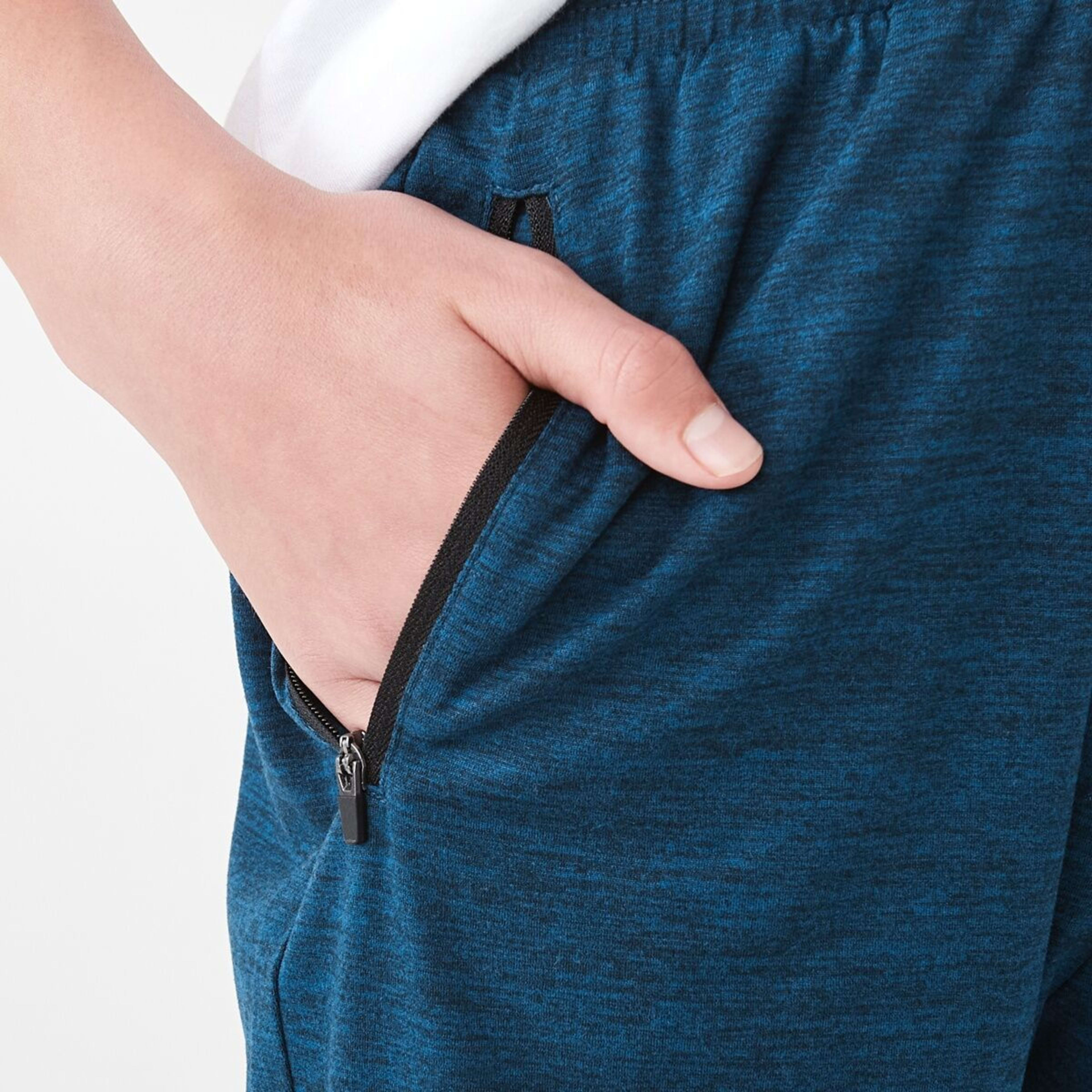 4 Active Kids Knit Shorts Text Blue, 4 of 8