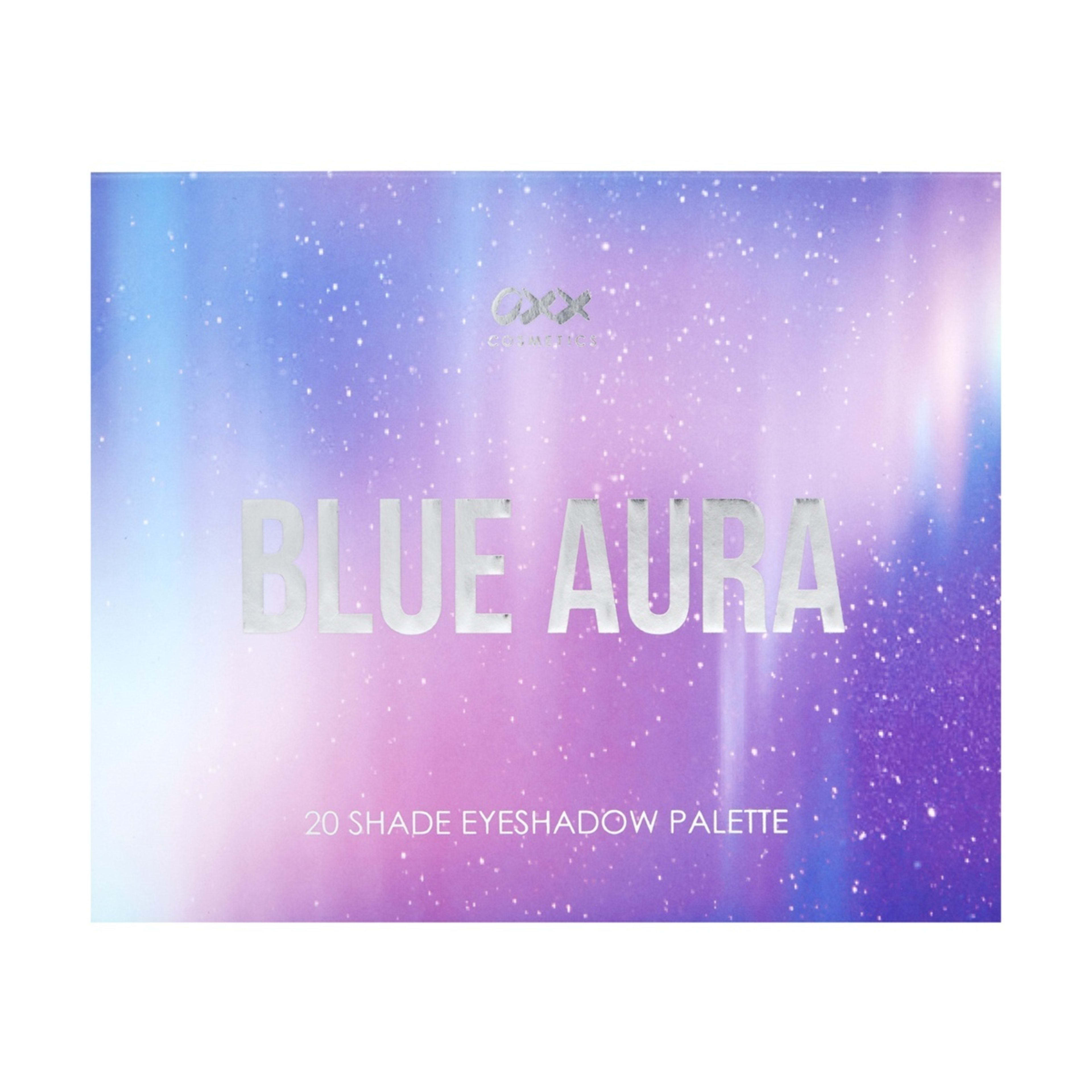 1 OXX Cosmetics 20 Shades Eyeshadow Palette - Blue Aura
