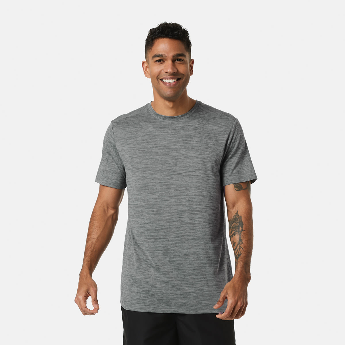 Active Mens Crew Neck Cationic T shirt