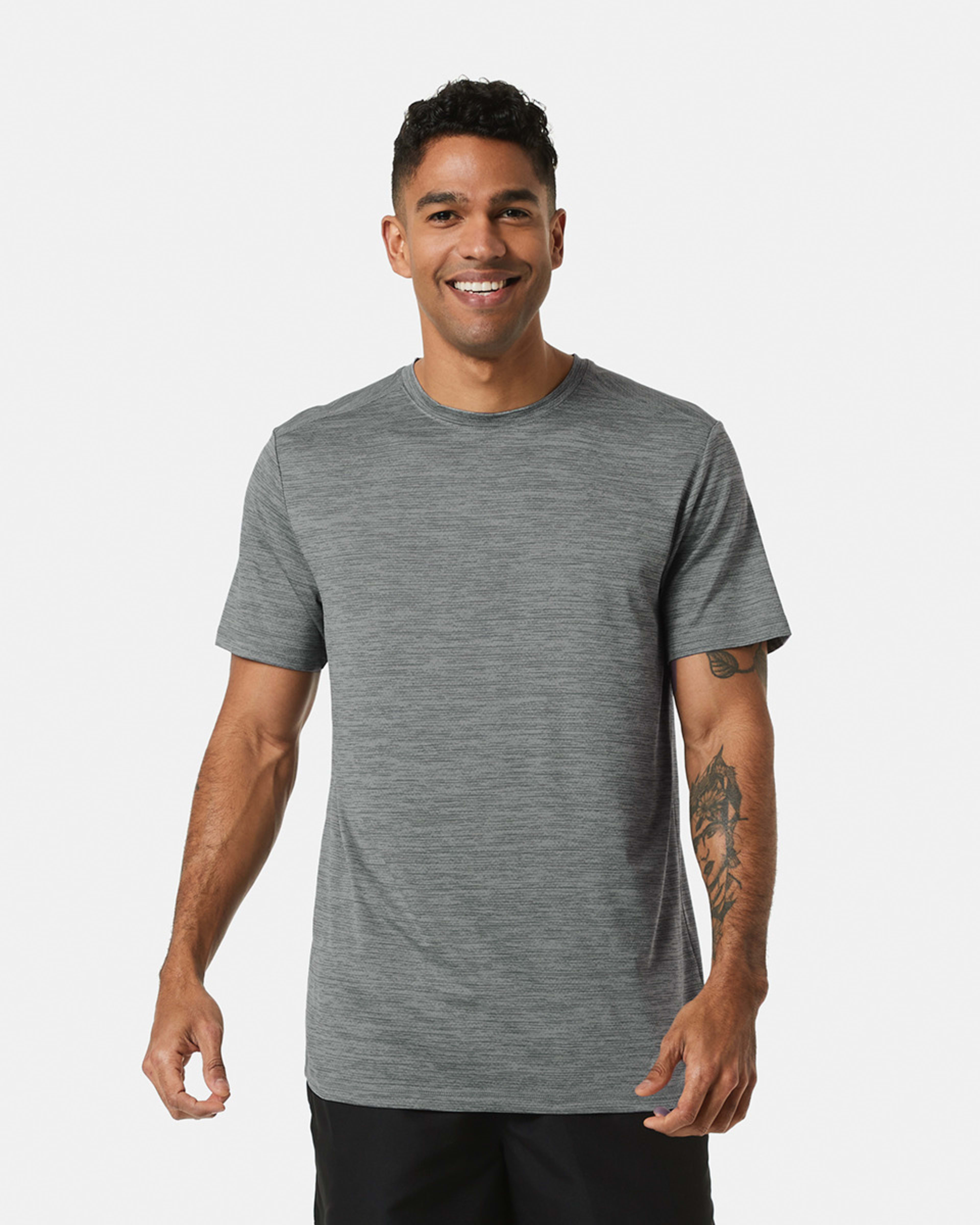 Active Mens Crew Neck Cationic T-shirt - Kmart