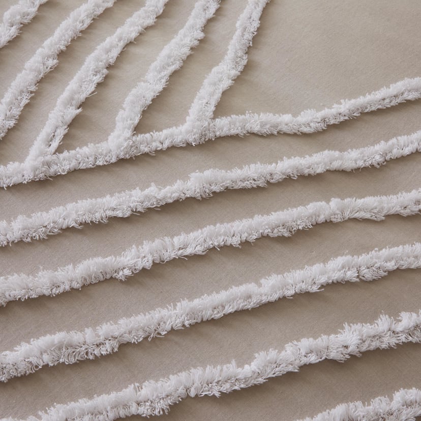 Phoenix Cotton Quilt Cover Set King Bed, Beige Kmart