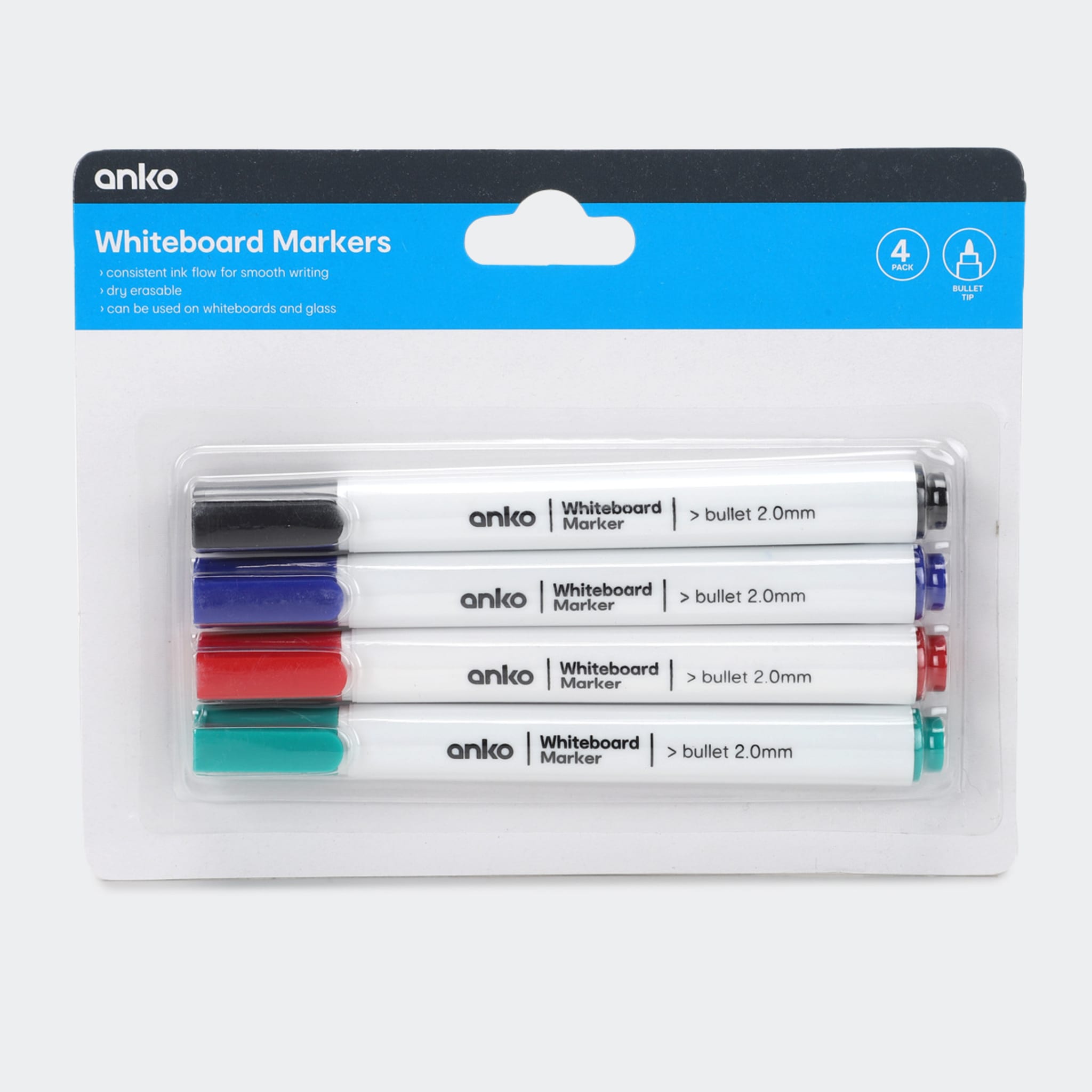 4 Pack Whiteboard Markers Kmart