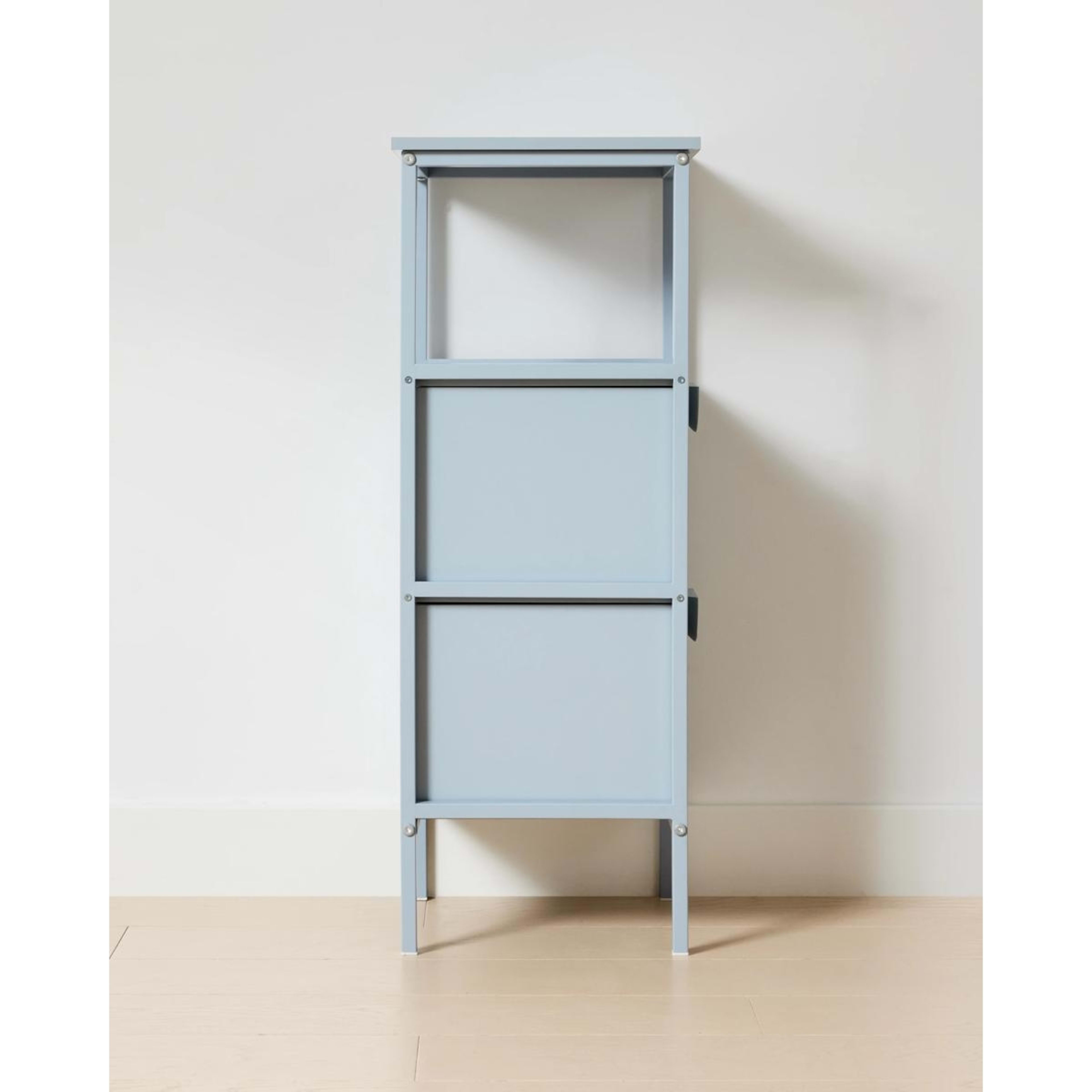 3 Stevie Storage Unit with Shelf - Blue, 3 of 7