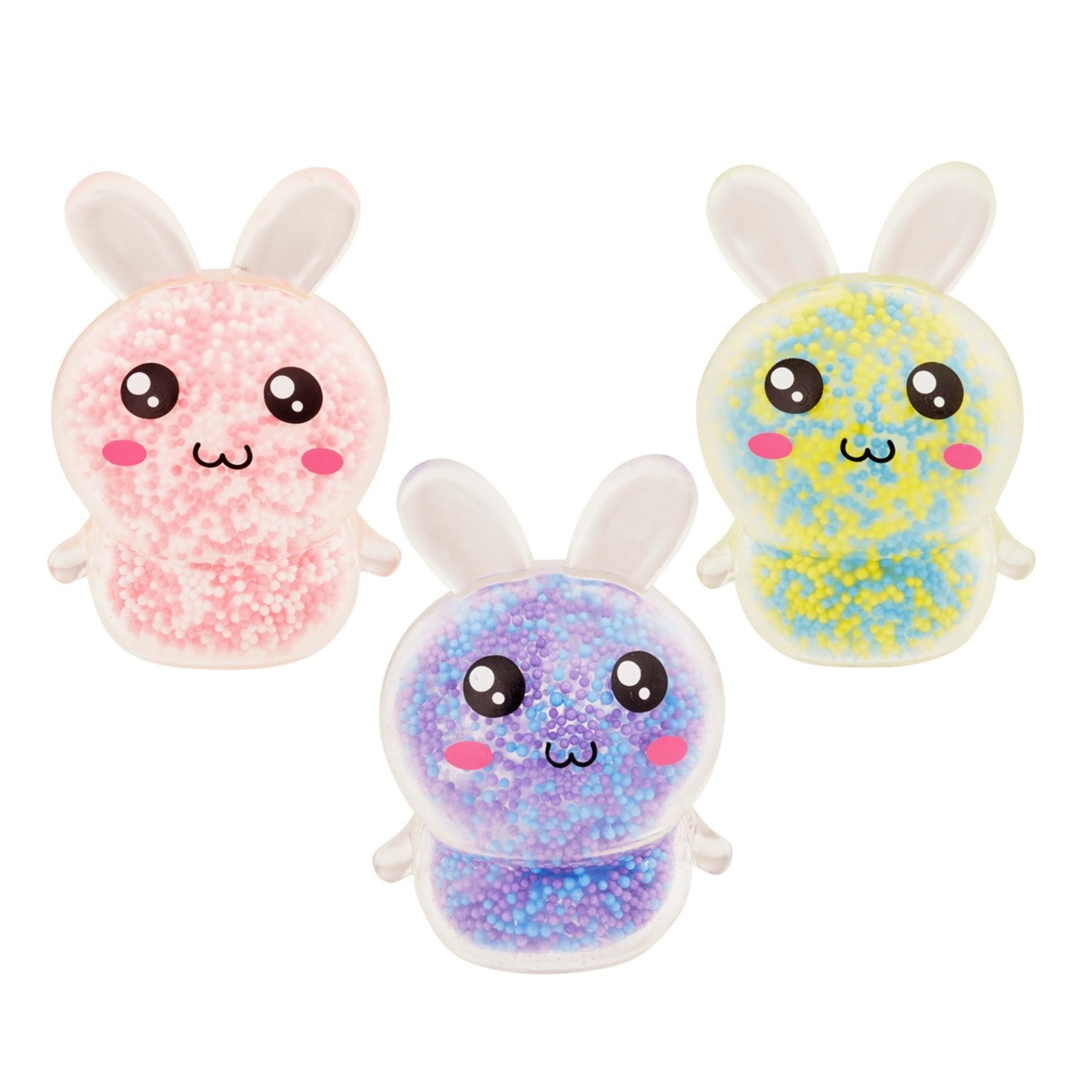 2 3 Pack ToyMania The Sensory Toy Box Foam Filled Bunnies, 2 of 8