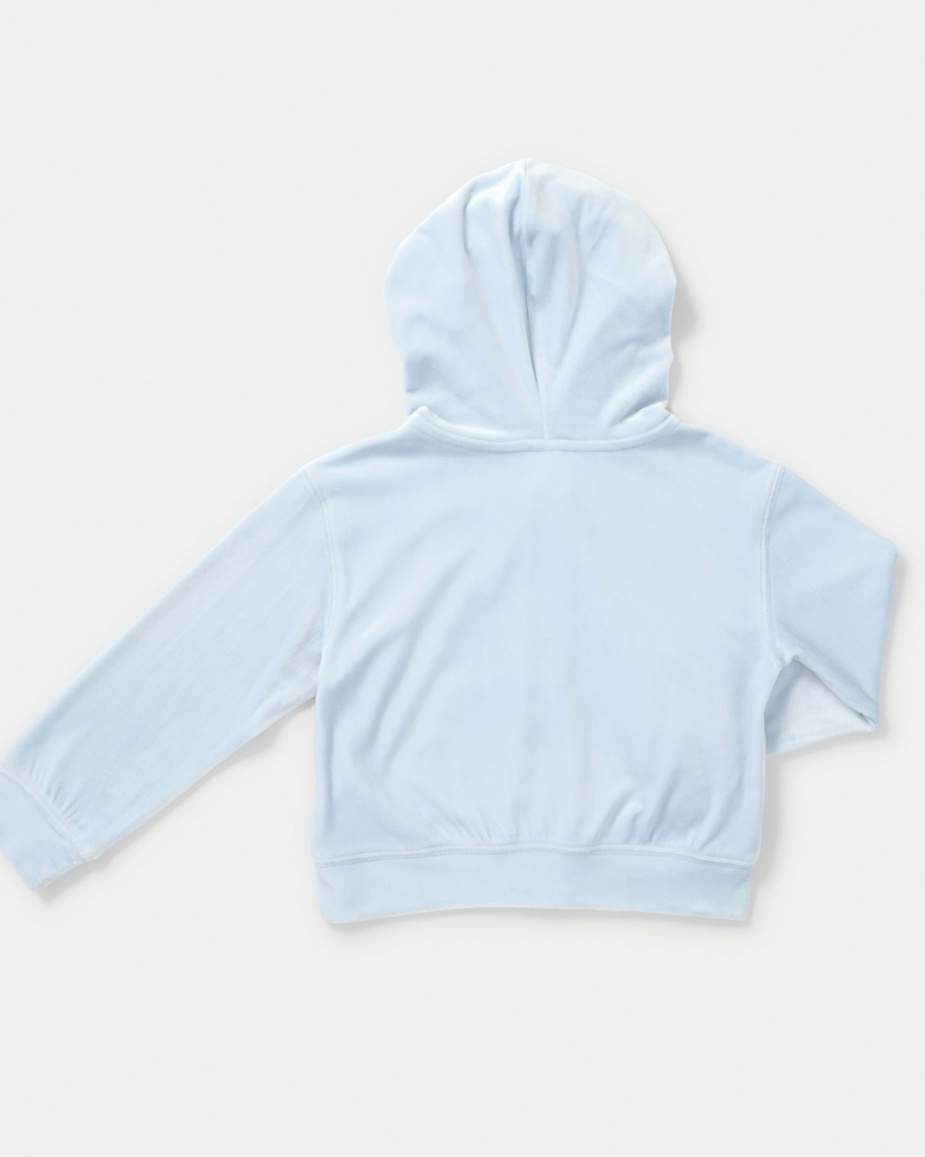 9 Velour Zip Through Sweatshirt Butterfly, 9 of 9