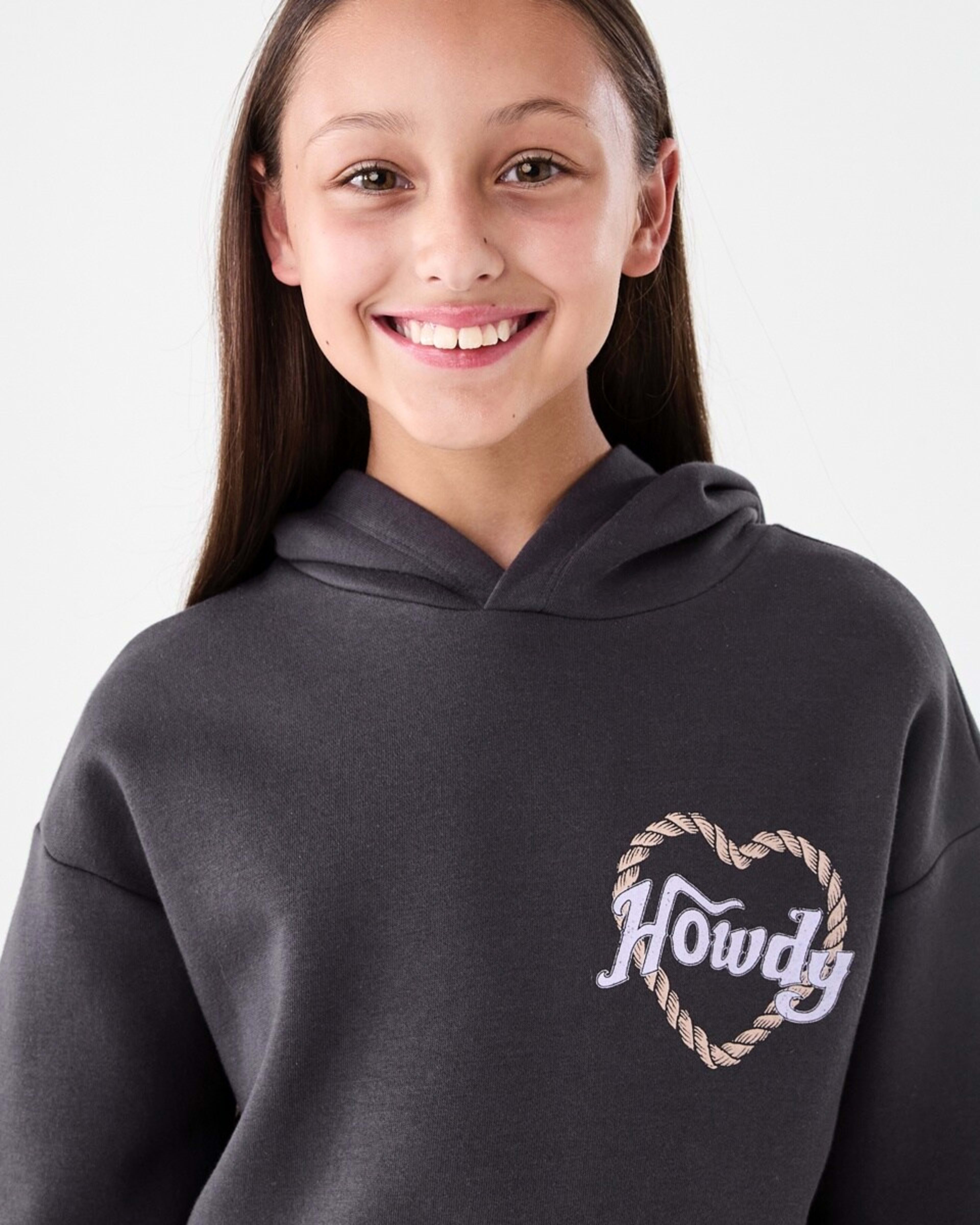 3 Oversized Hoodie Grey Howdy, 3 of 6