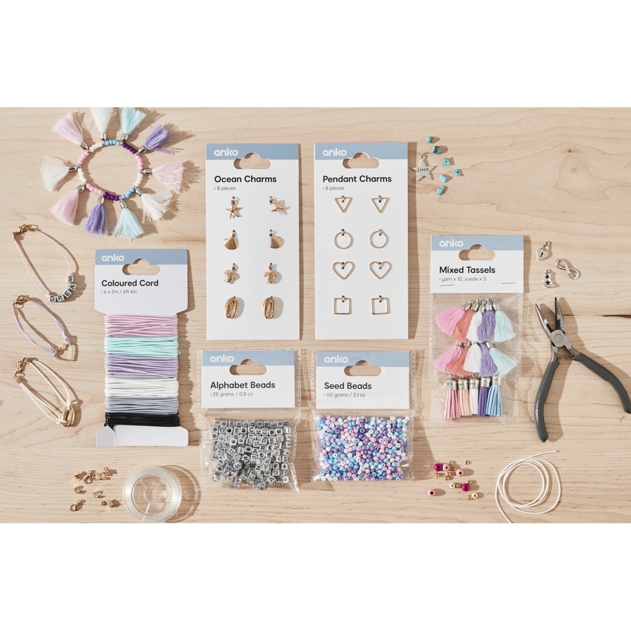 6 Pack Coloured Cord Kmart NZ