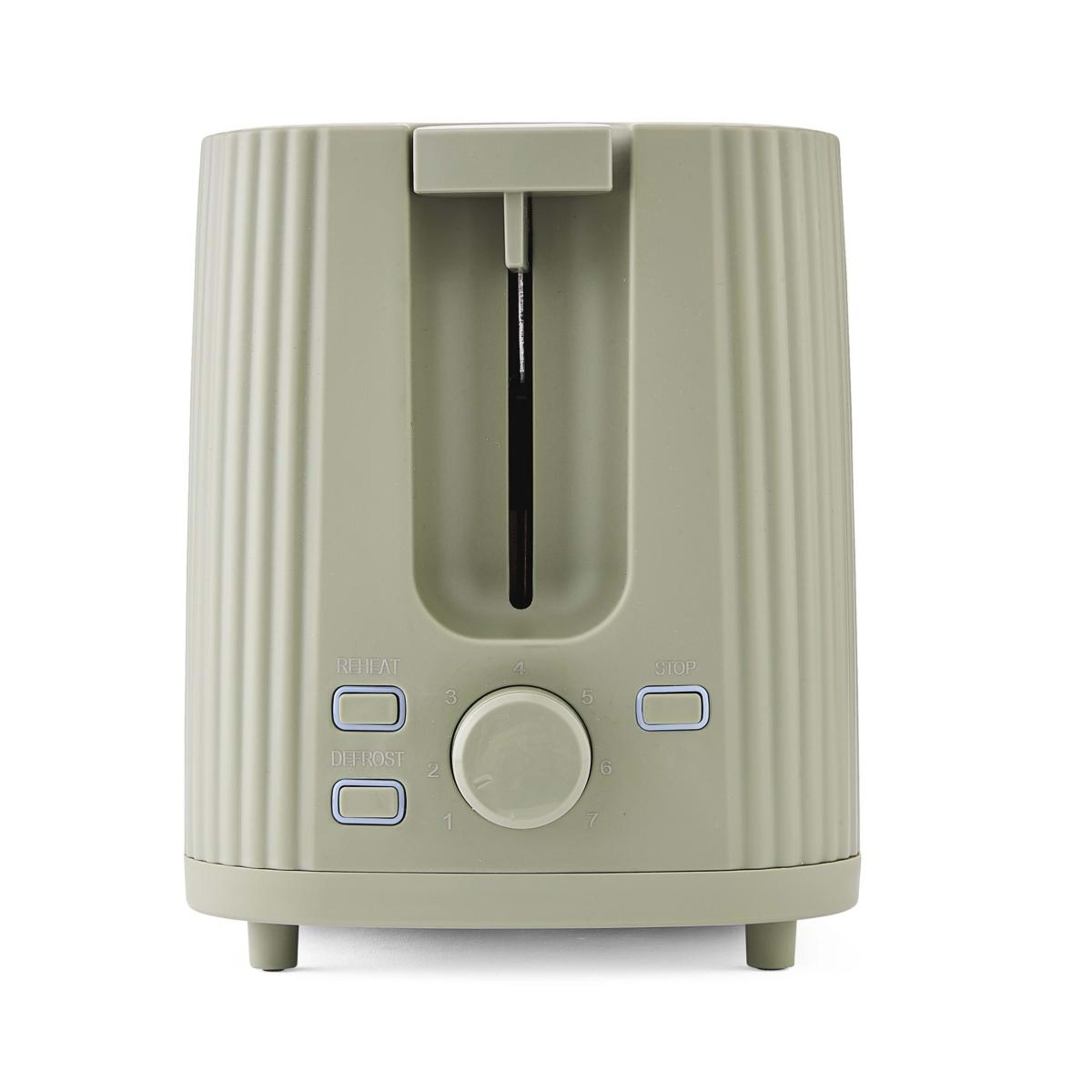 4 2 Slice Linear Toaster - Green, 4 of 8