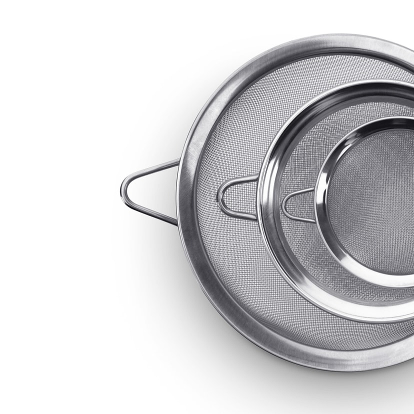 3 Metal Strainers Kmart