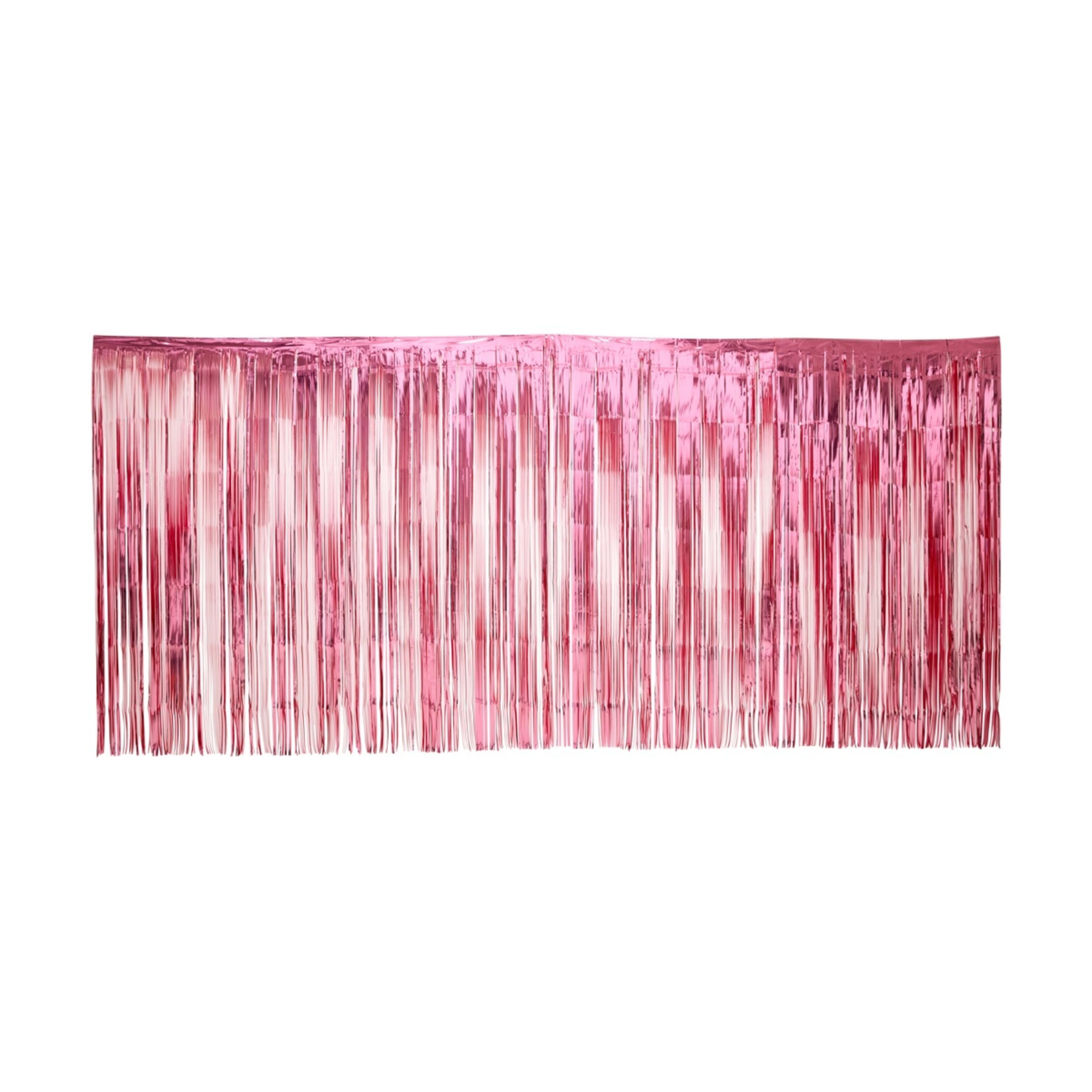 1 Pink Foil Backdrop