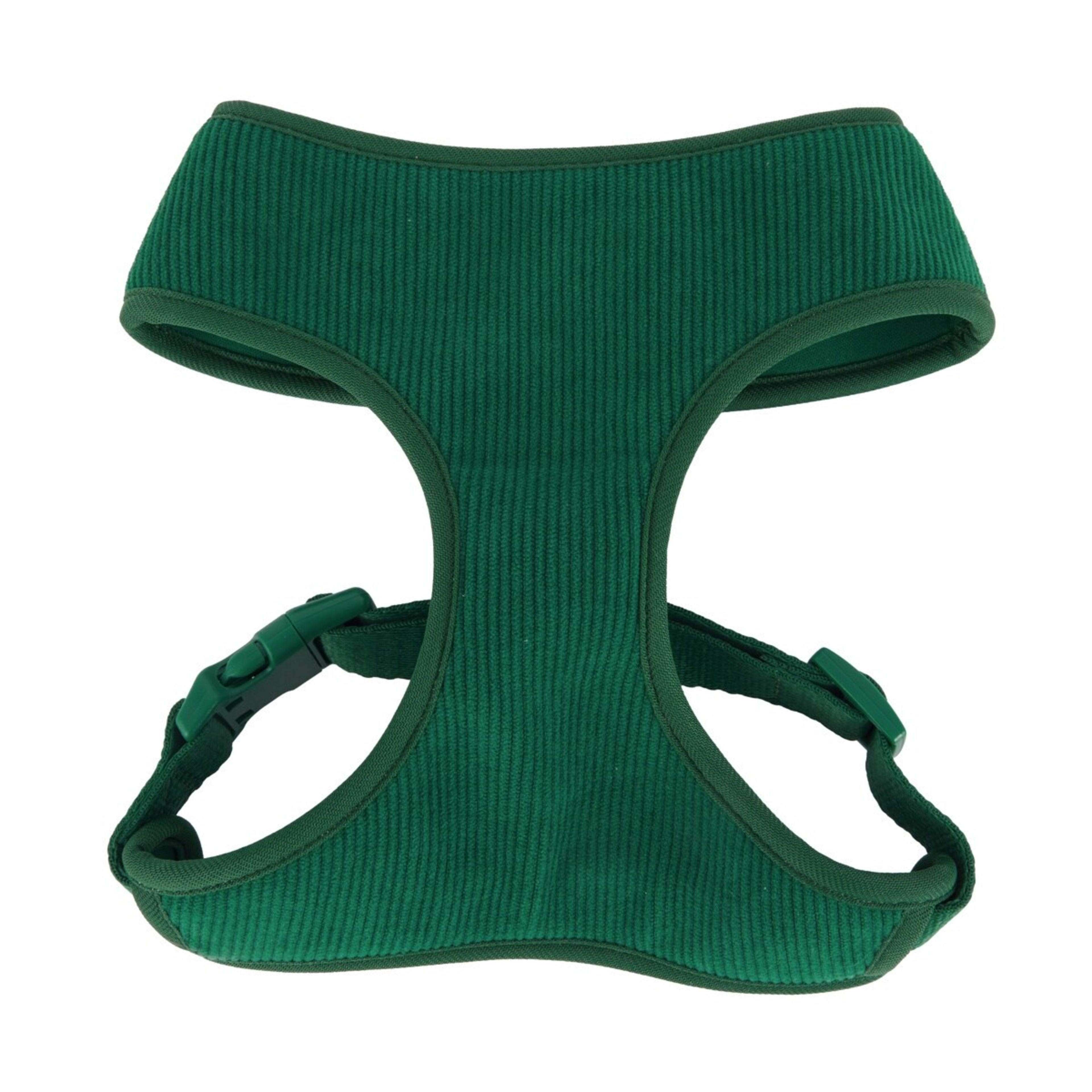 5 Pet Corduroy Harness - Medium, Deep Green, 5 of 9