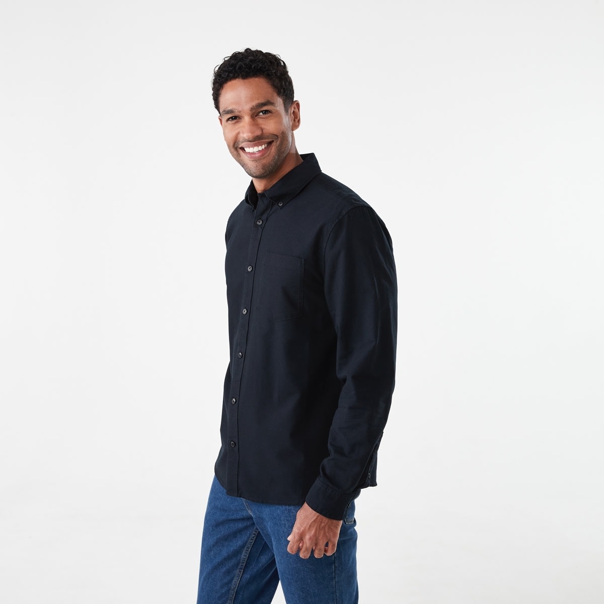 Long Sleeve Oxford Shirt - Kmart