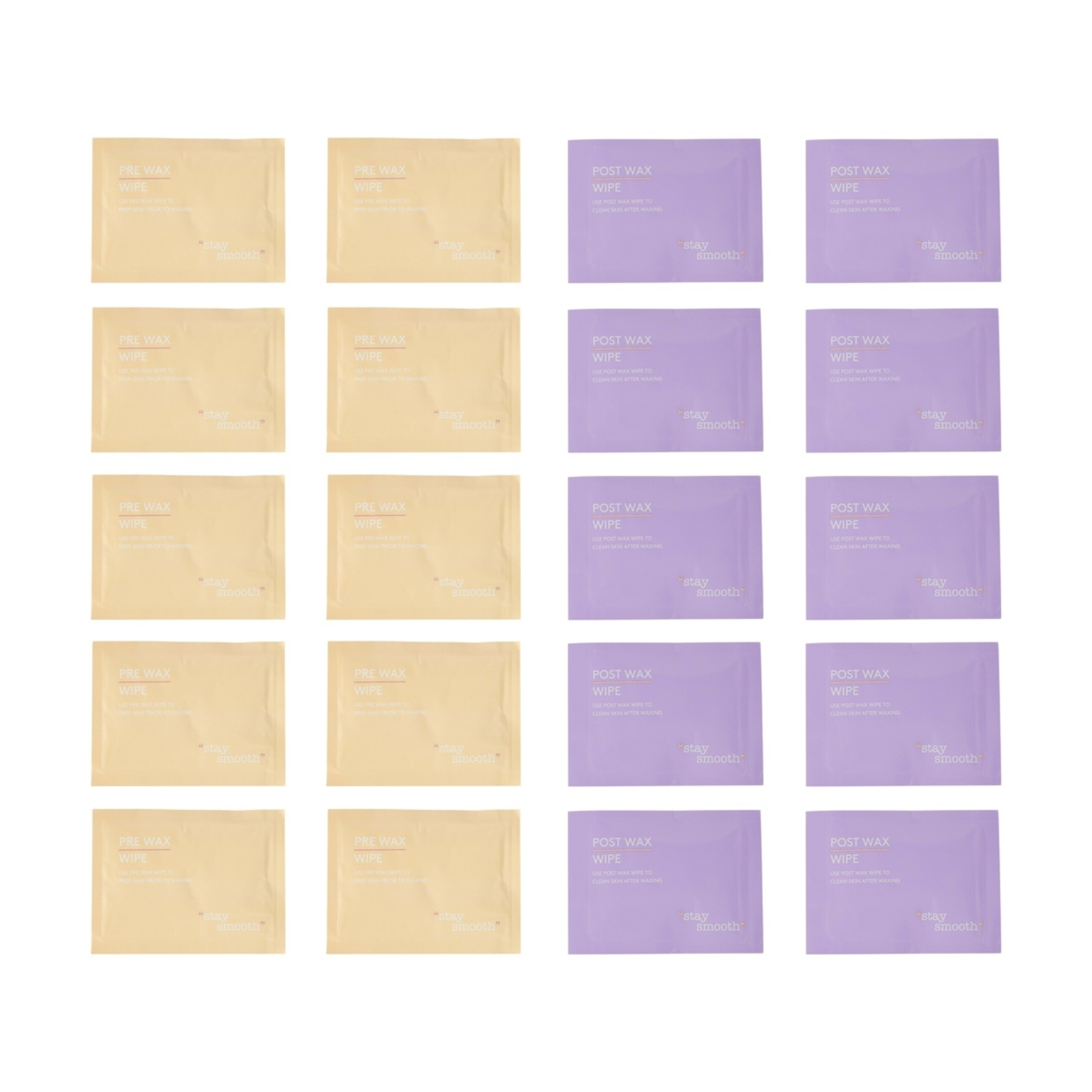 2 OXX Bodycare Sweet Cheeks Pre and Post Wax Wipes, 2 of 5