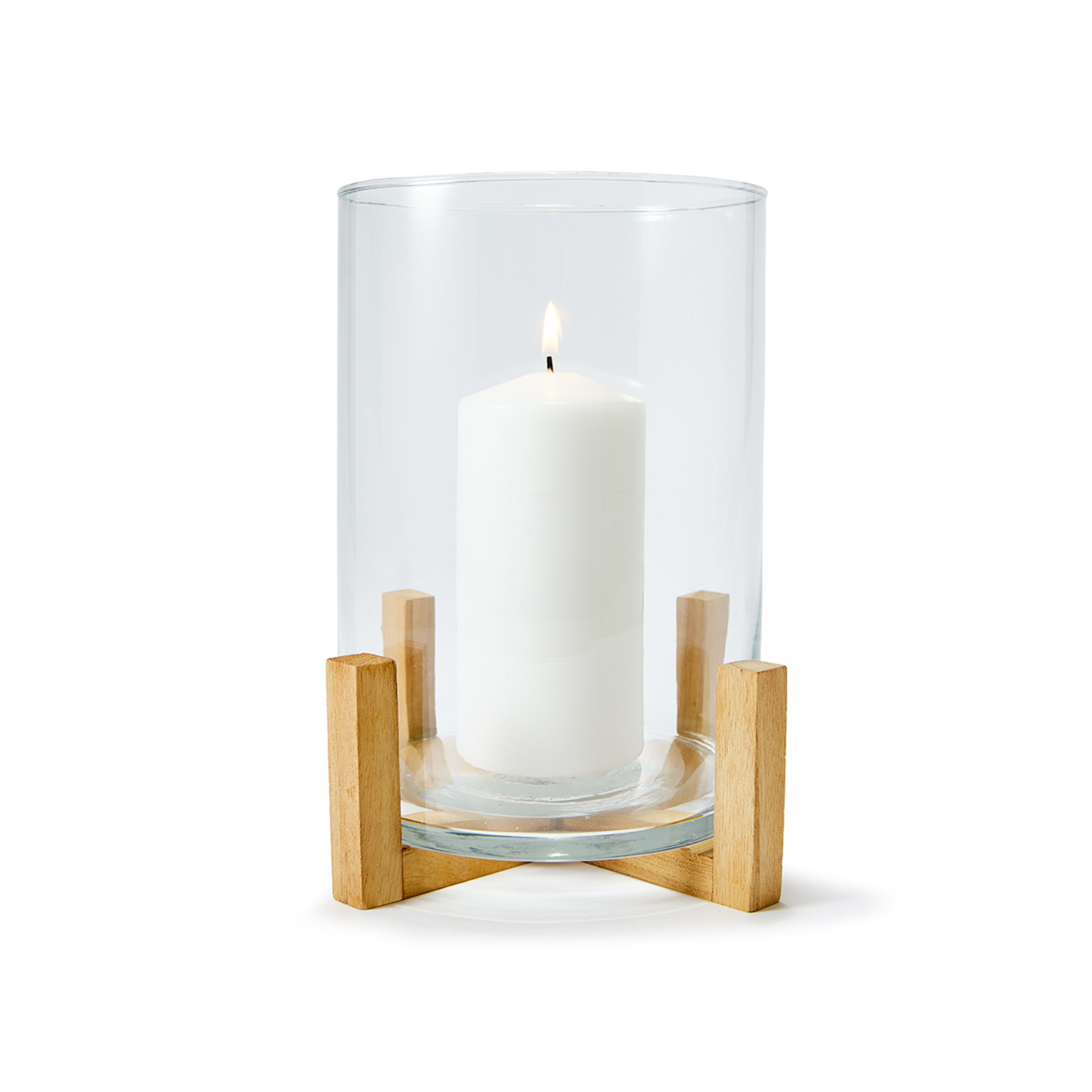 Glass Pillar Holder on Stand Kmart