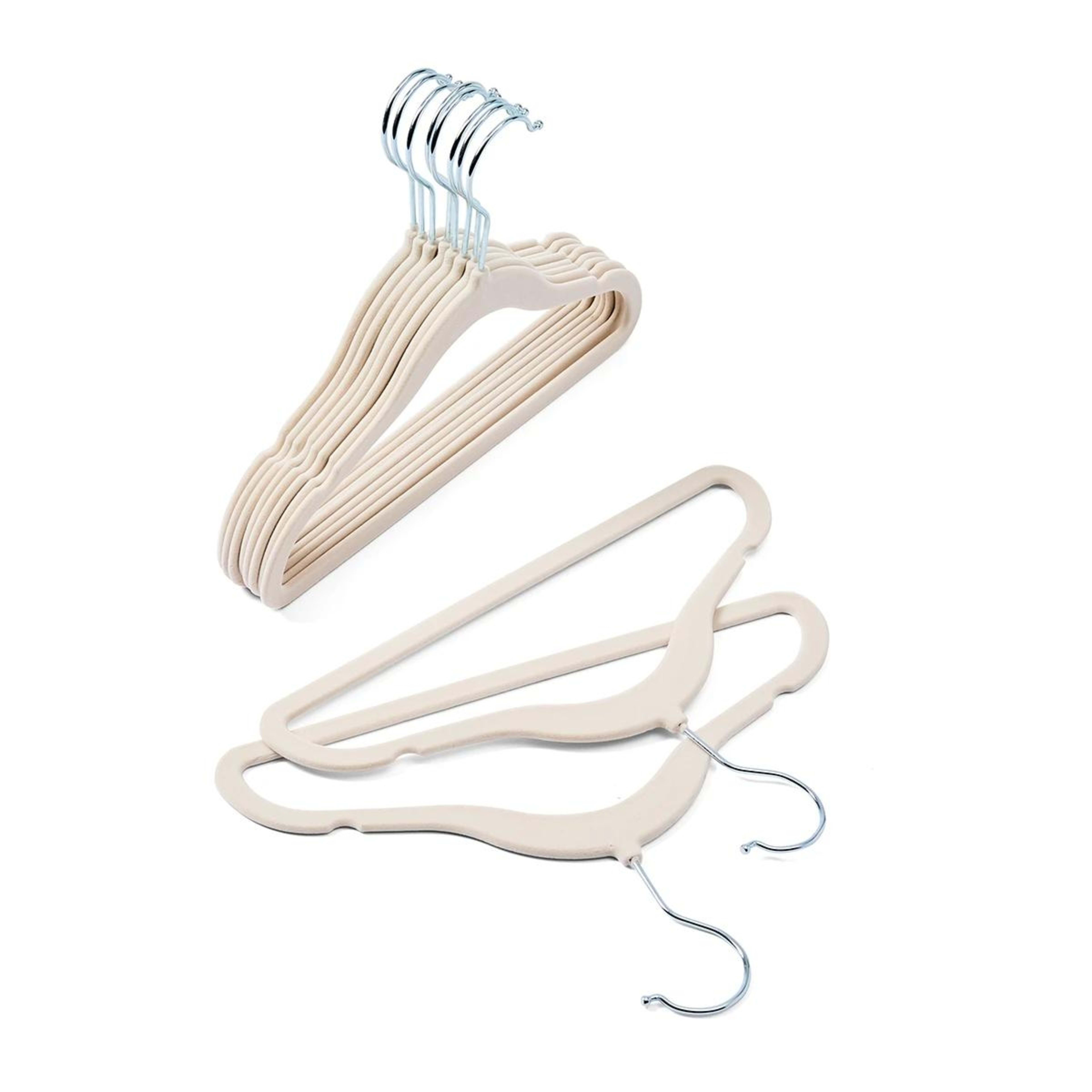 3 10 Pack Kids Flocked Hangers, 3 of 8