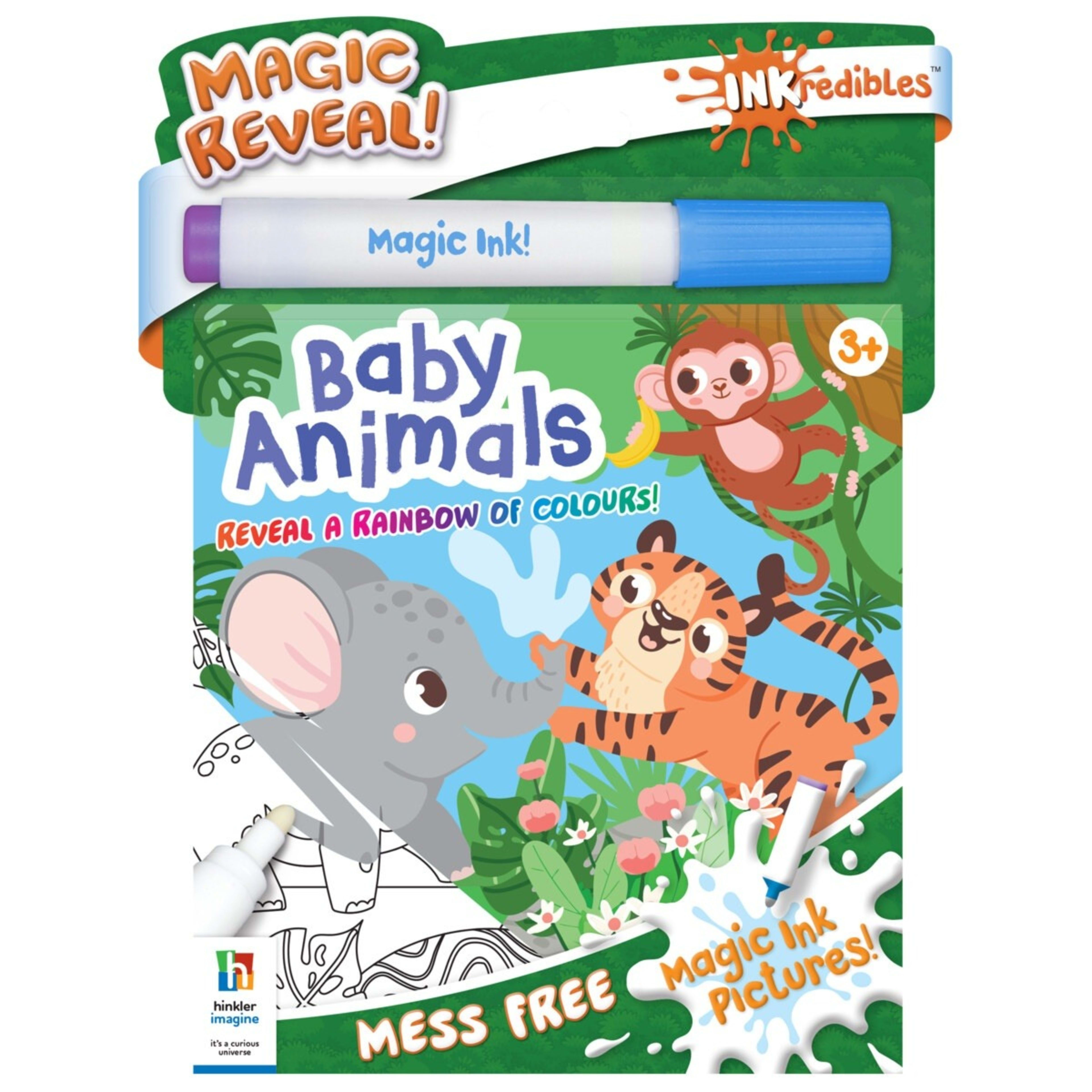 1 INKredibles Baby Animals Magic Ink Pictures - Book