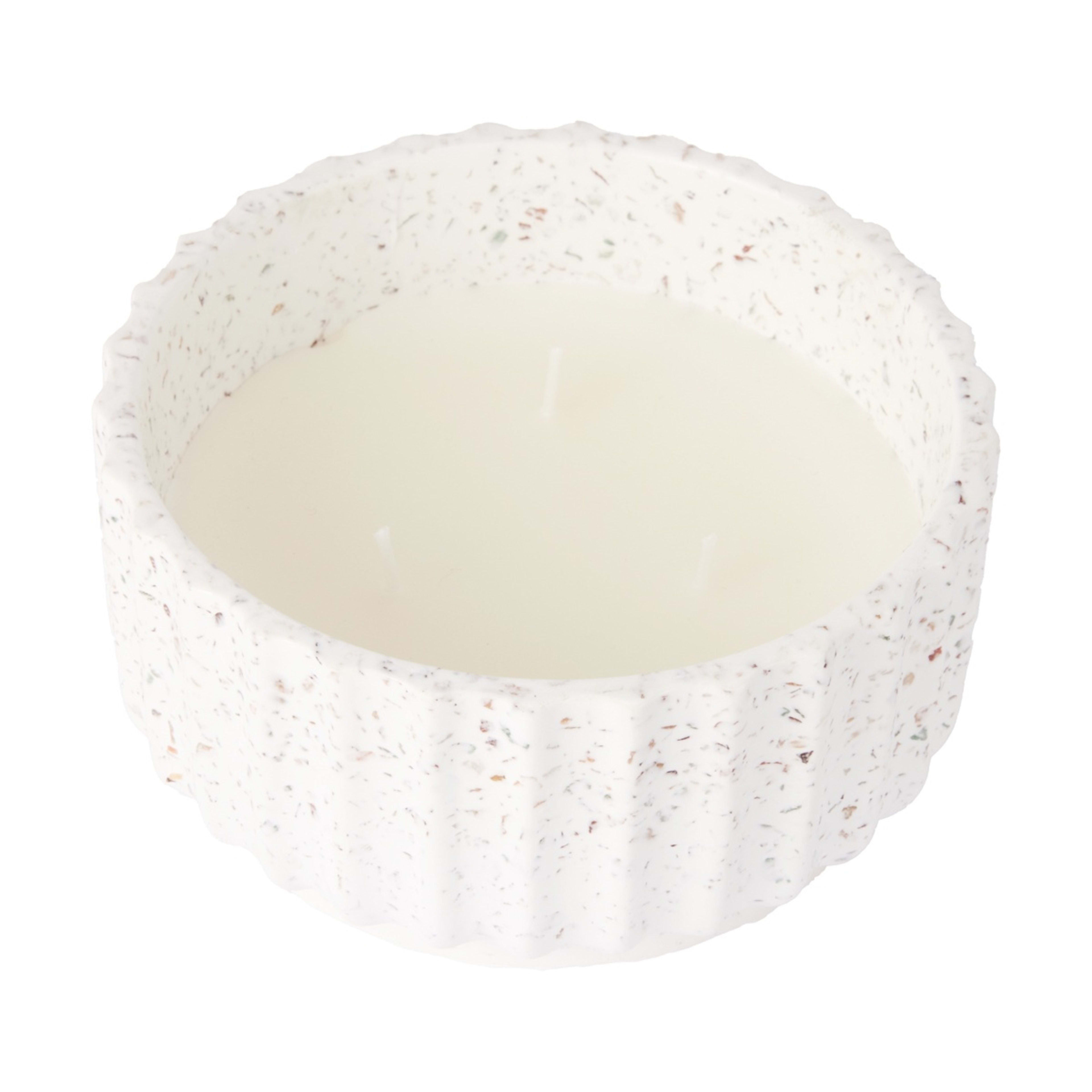 2 Guava and Tuberose Terrazzo Wave Candle, 2 of 4