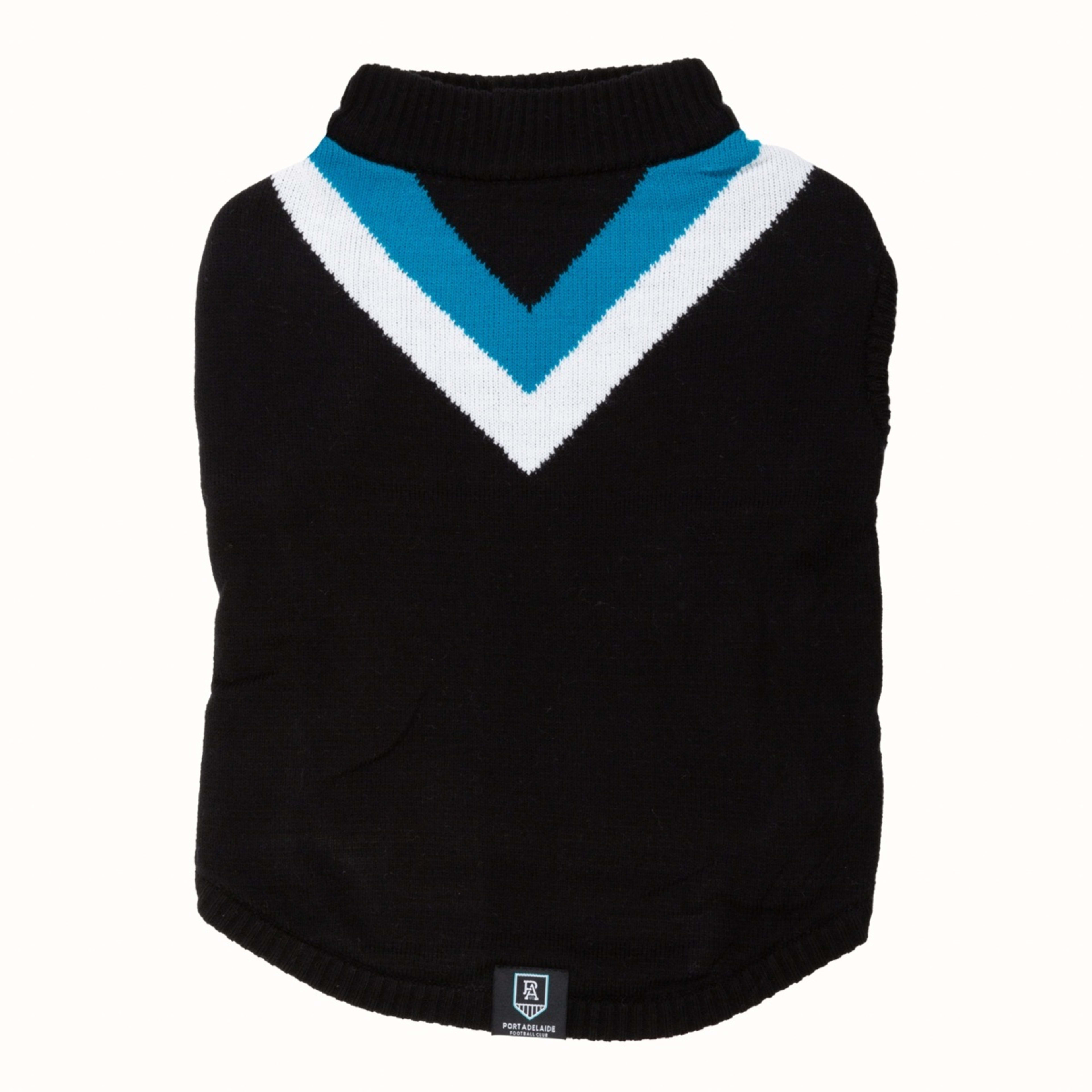 1 AFL Port Adelaide Pet Jumper - Small, 1 of 3