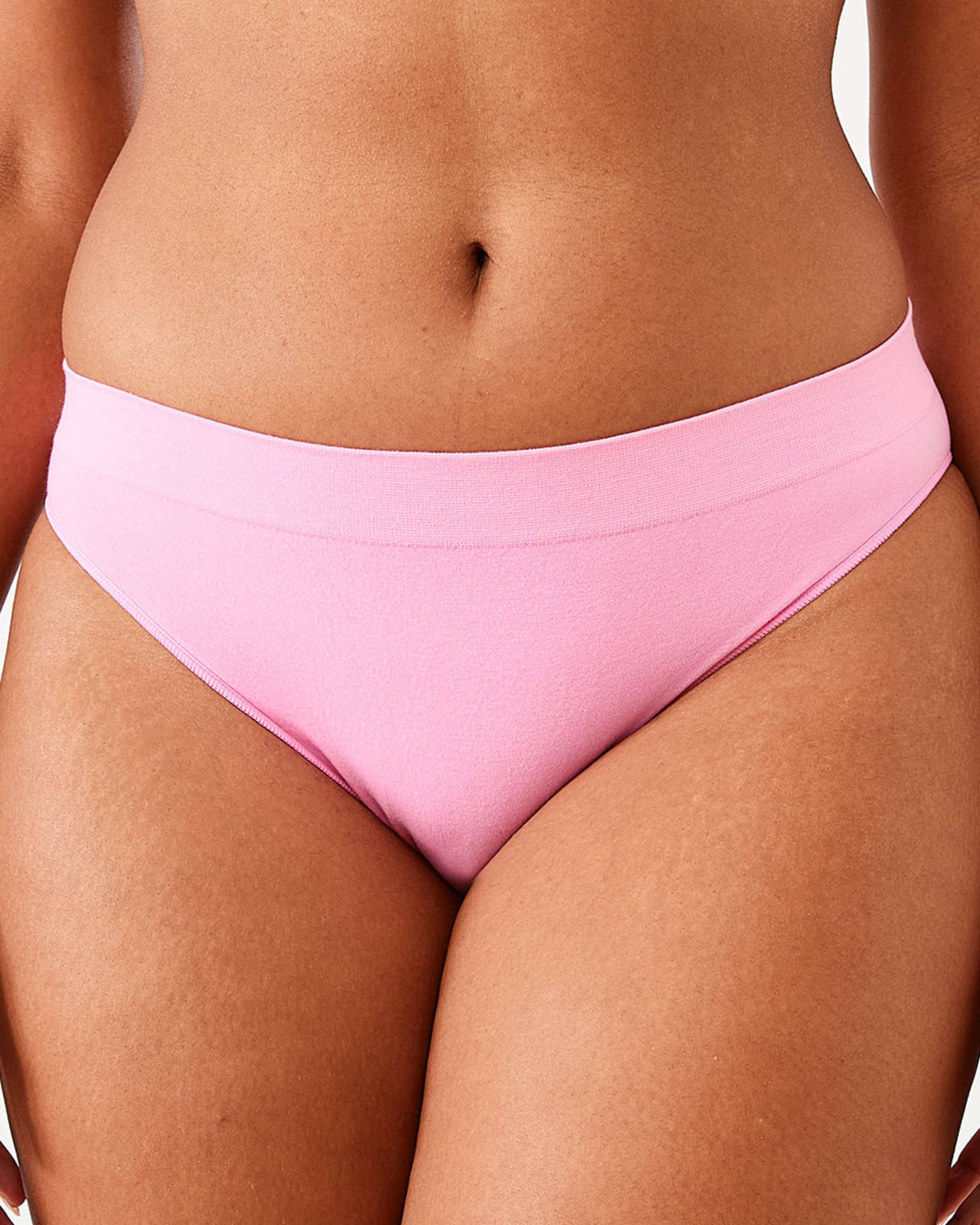 5 3 Pack Seamfree Cotton Bikini Briefs BALLERINA, SACHET PINK, SOFT CLAY, 5 of 8