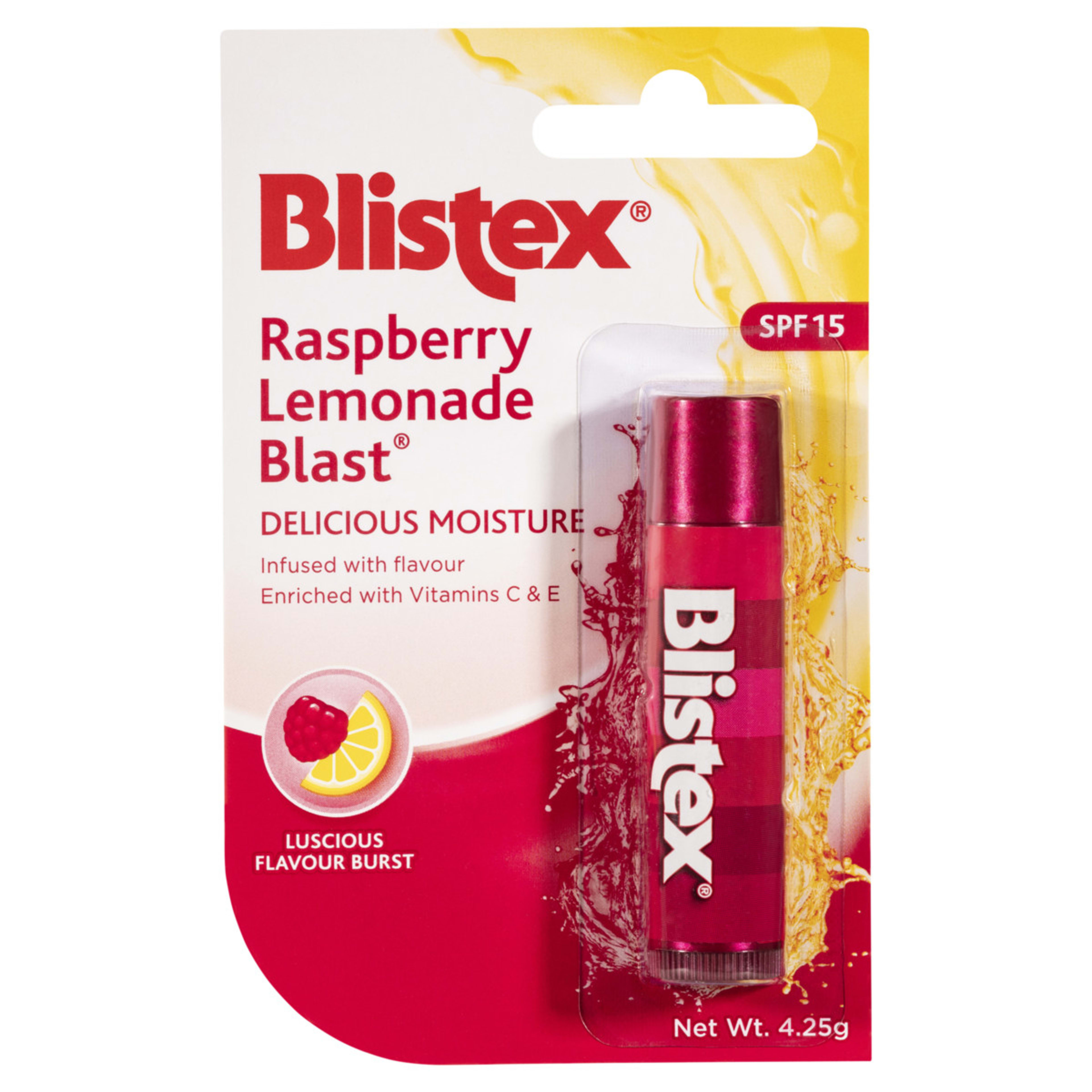1 Blistex Raspberry Lemonade Blast SPF 15 Lip Balm 4.25g