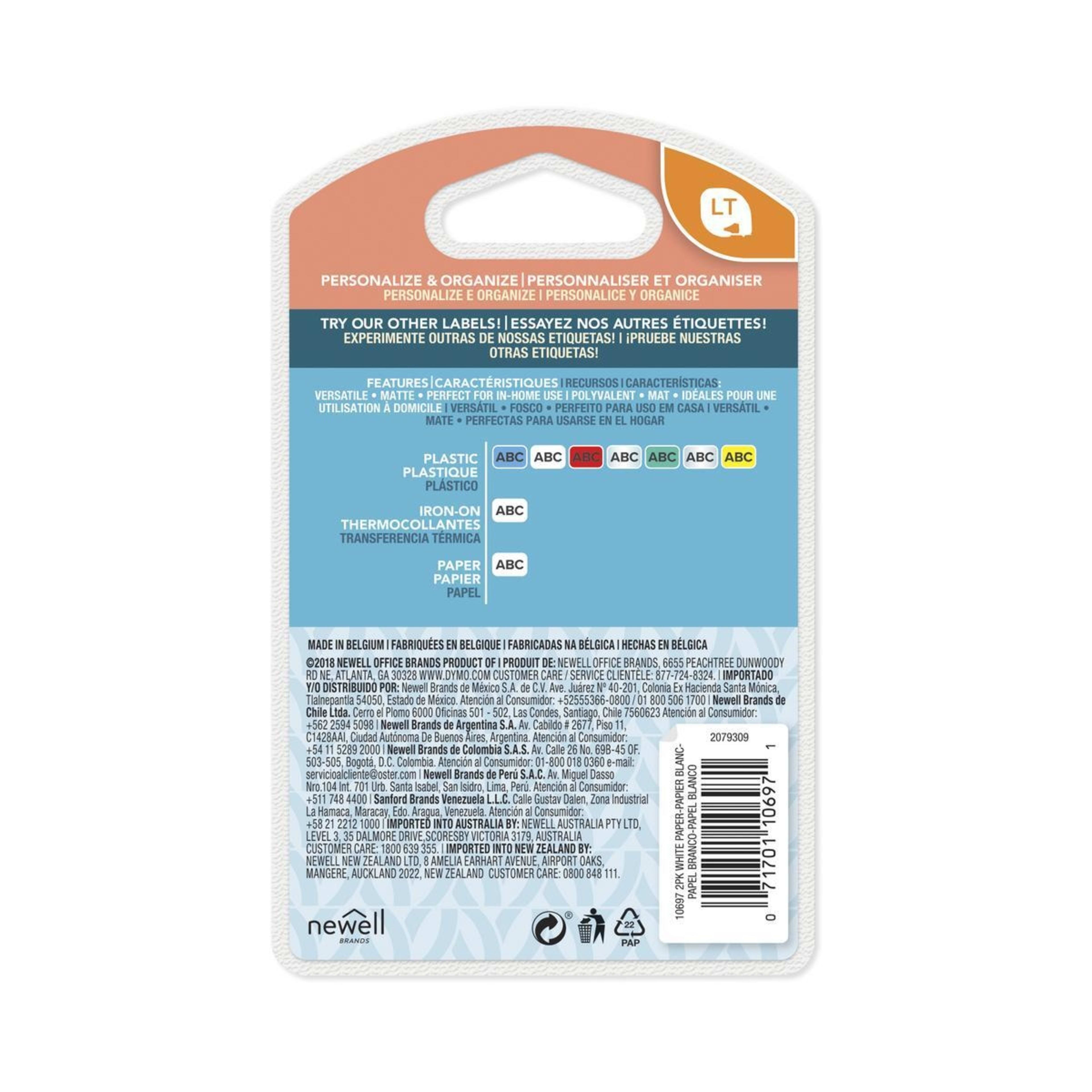 3 Dymo Letratag Paper Tape, 3 of 3