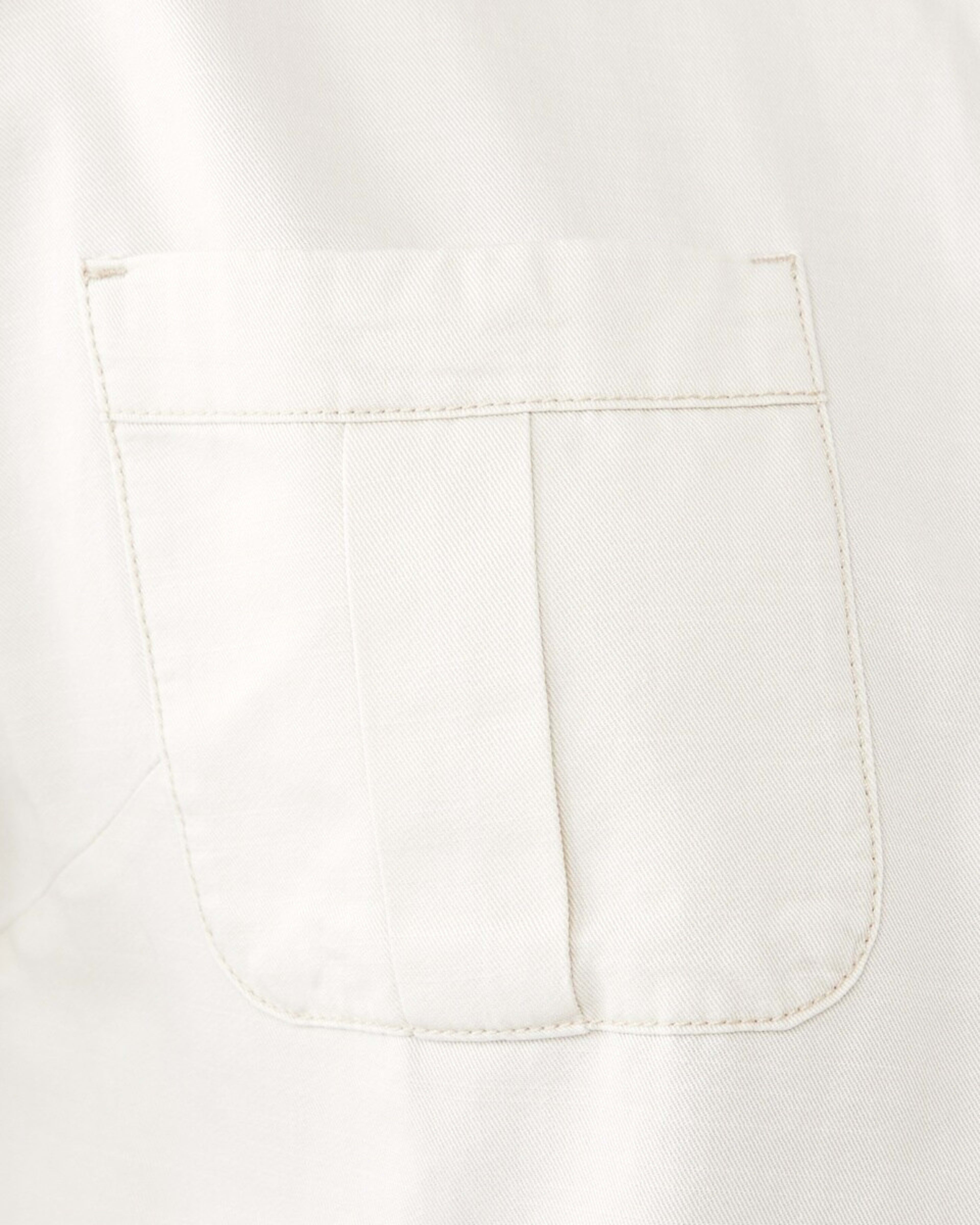 6 Long Sleeve Shift Shirt Mini Dress Bge Cream, 6 of 9