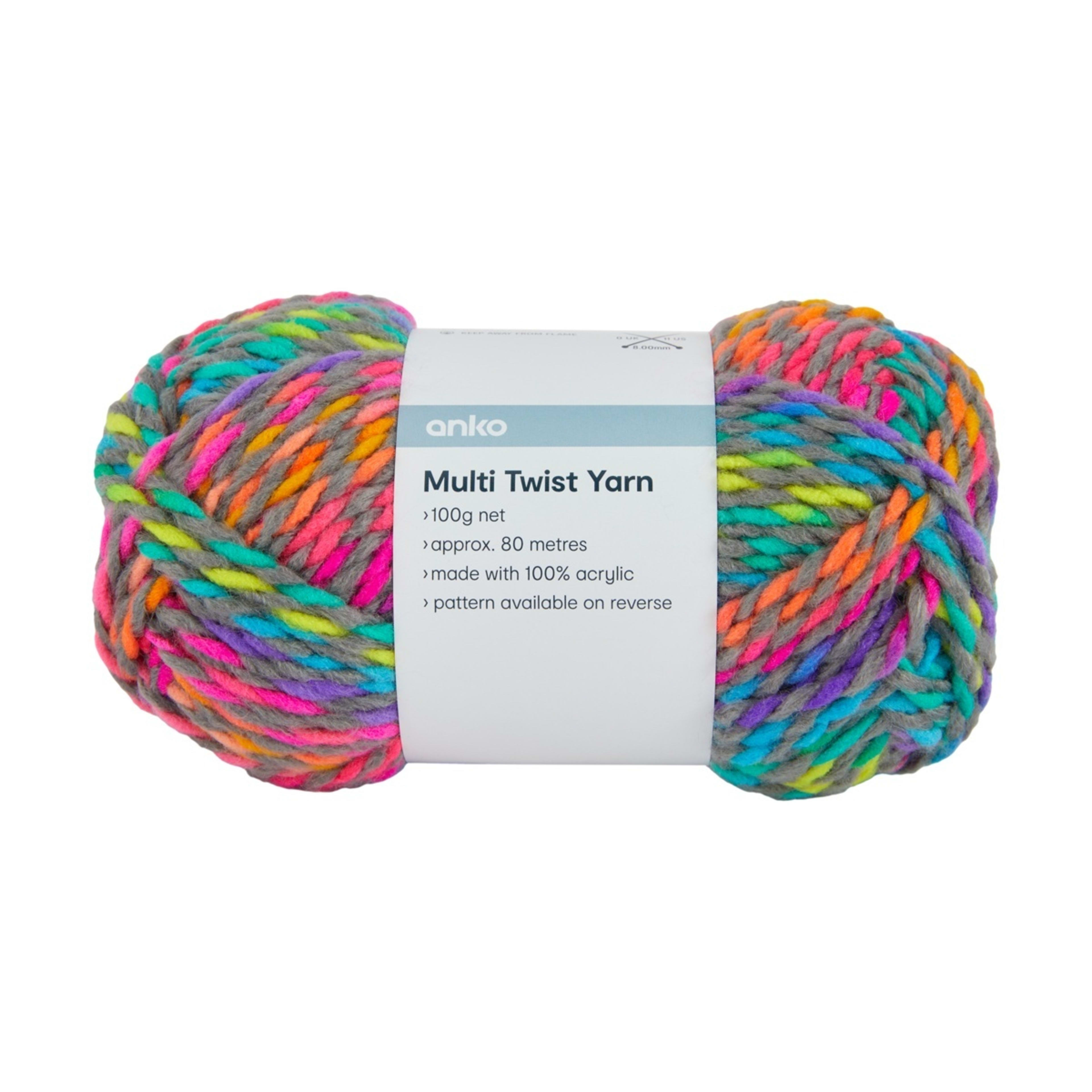 1 Multi Twist Yarn - Neon, 1 of 3