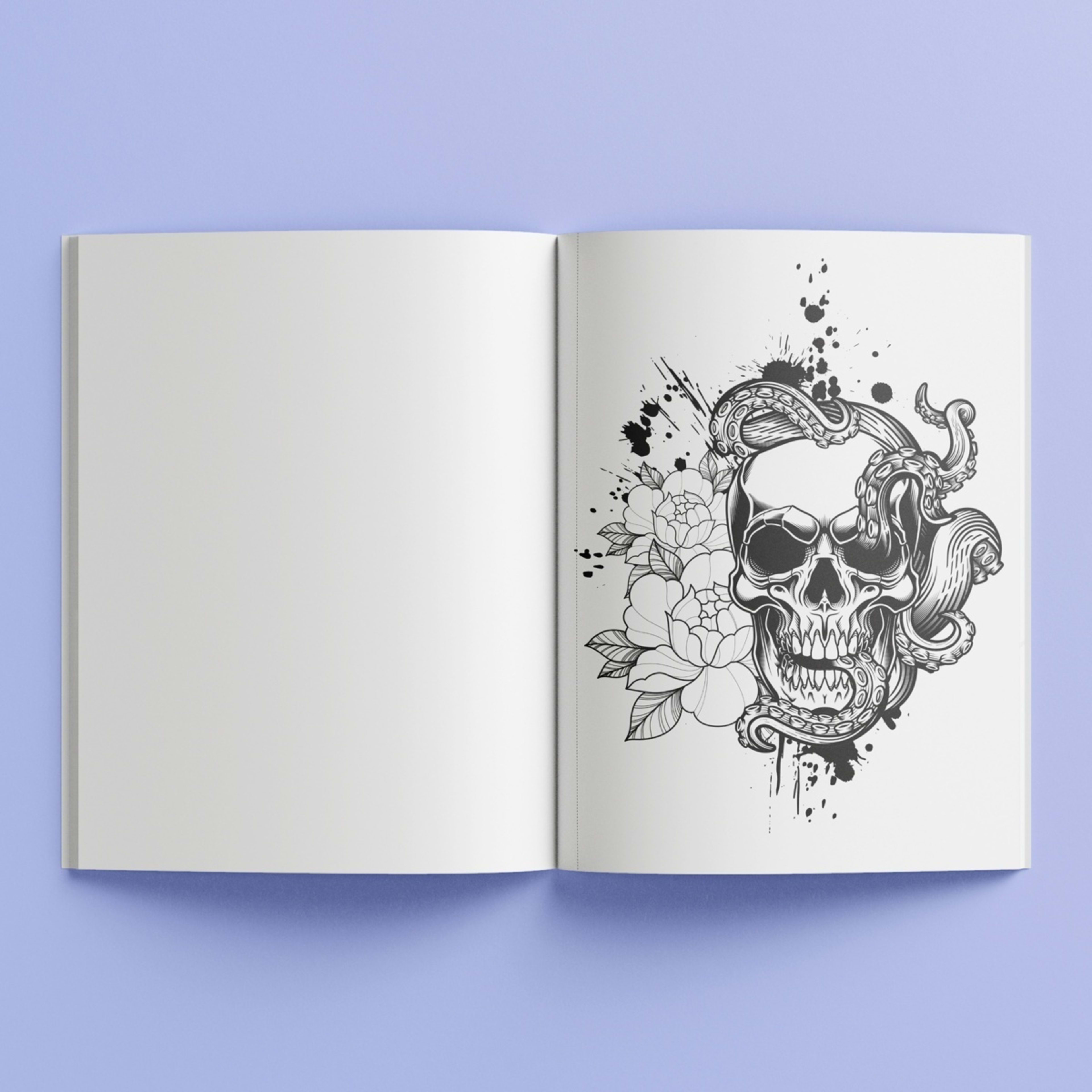 4 Kaleidoscope Colouring: Tattoo Designs - Book, 4 of 5