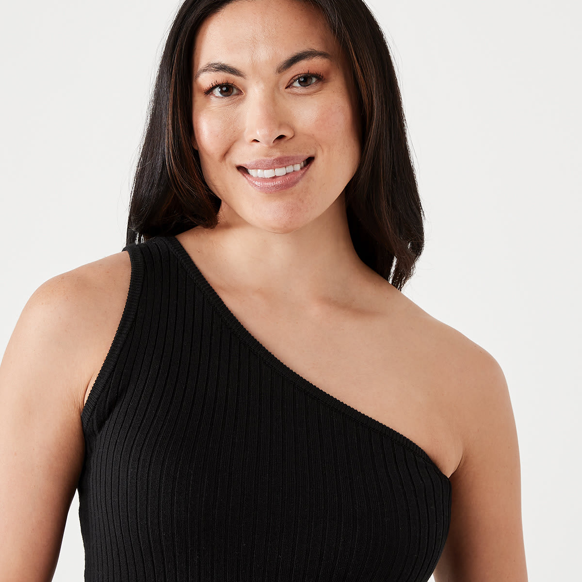 Sleeveless One Shoulder True Knit Top Kmart