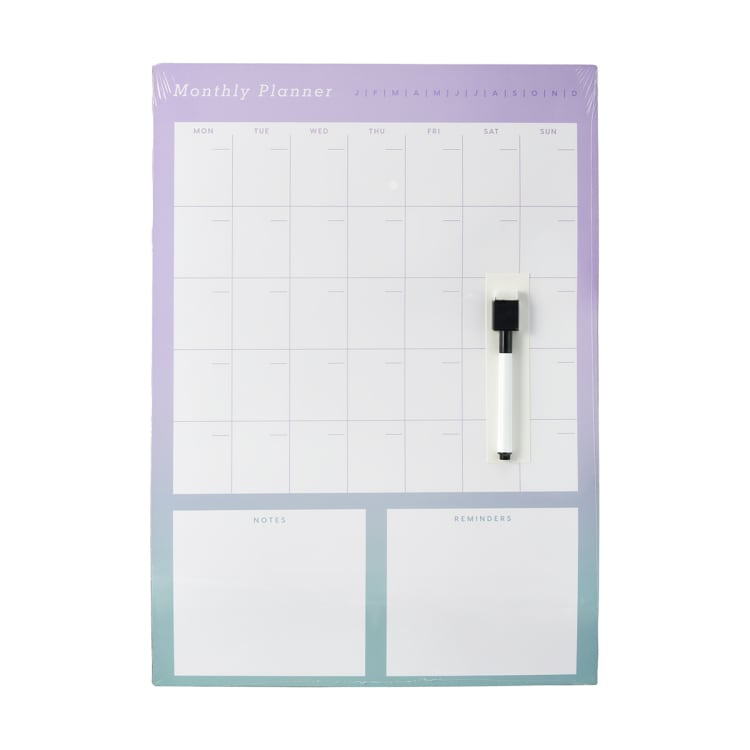 Monthly Whiteboard Set Kmart