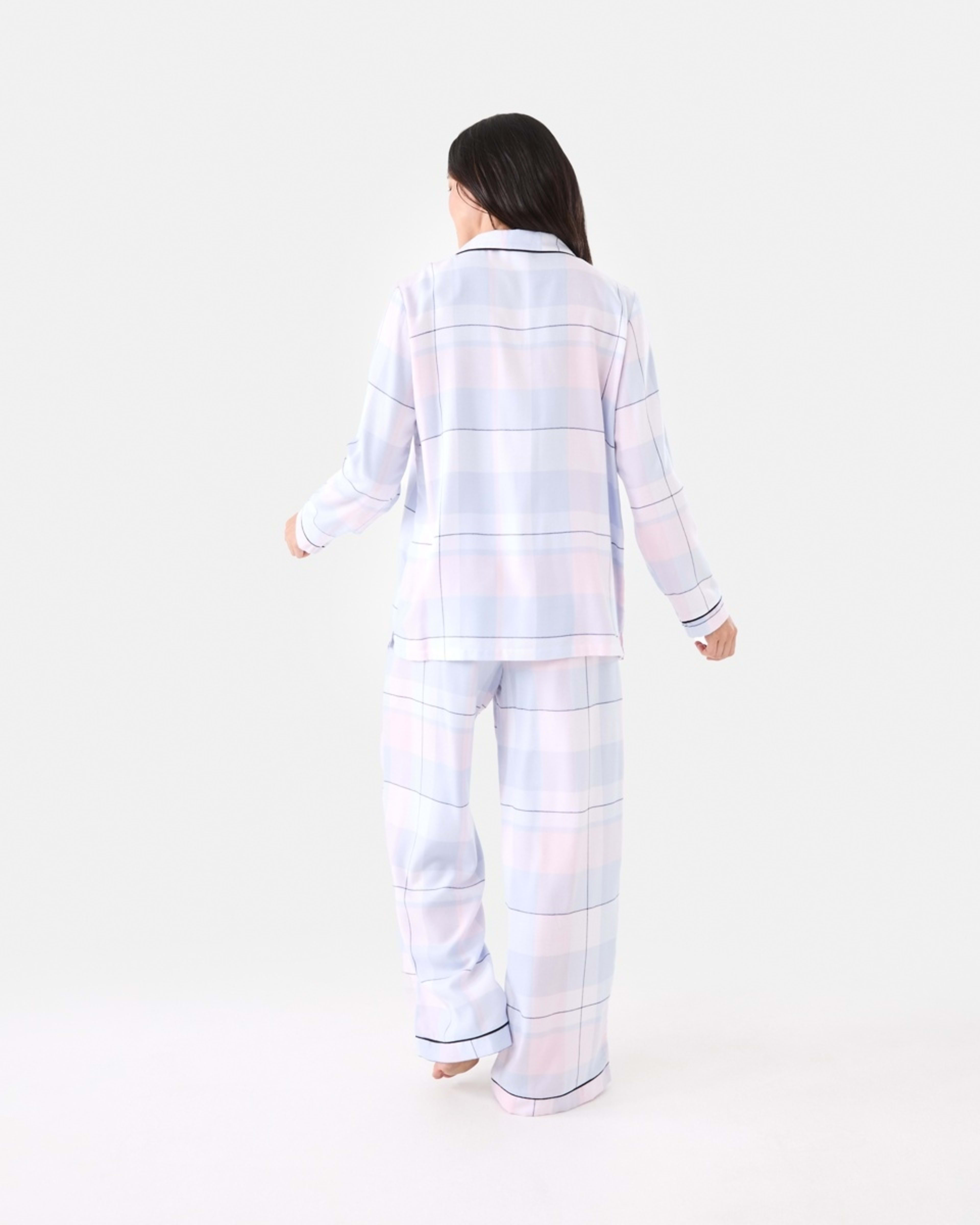 3 Classic Flannel Pyjama Set Soft Chk B, 3 of 6
