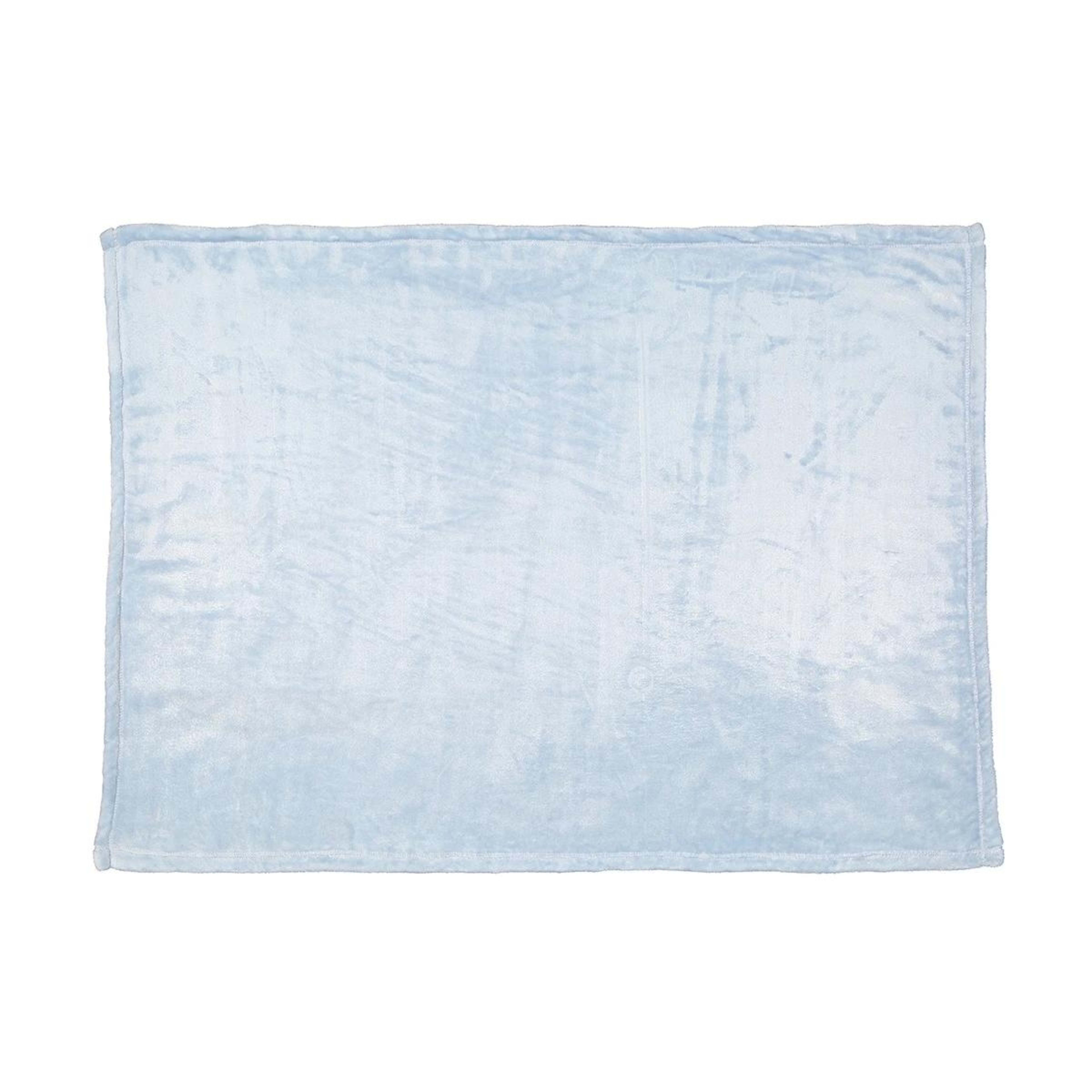 2 Coral Fleece Throw - Blue, 2 of 5