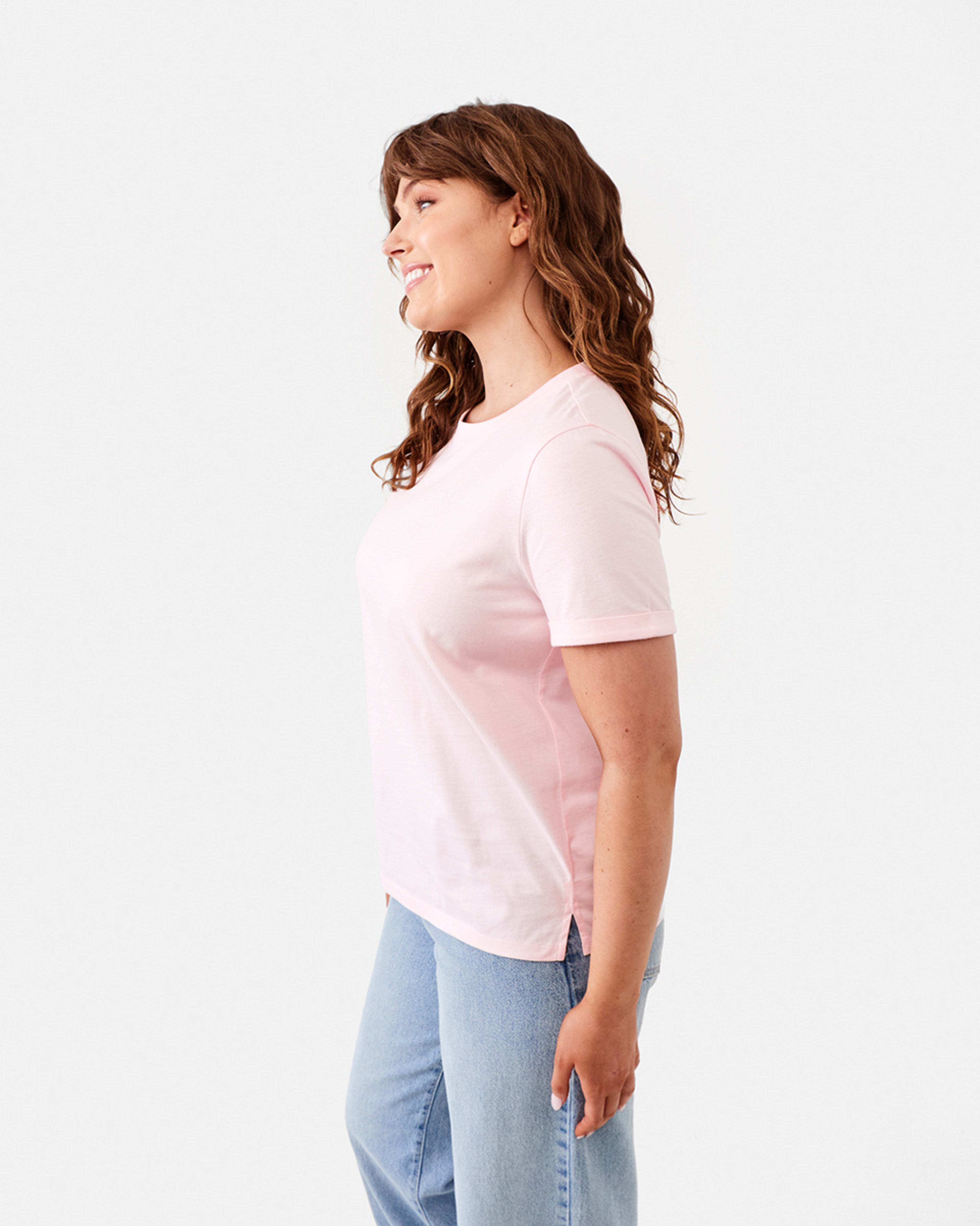 2 Short Sleeve Australian Cotton T-shirt Blsin Pink, 2 of 6