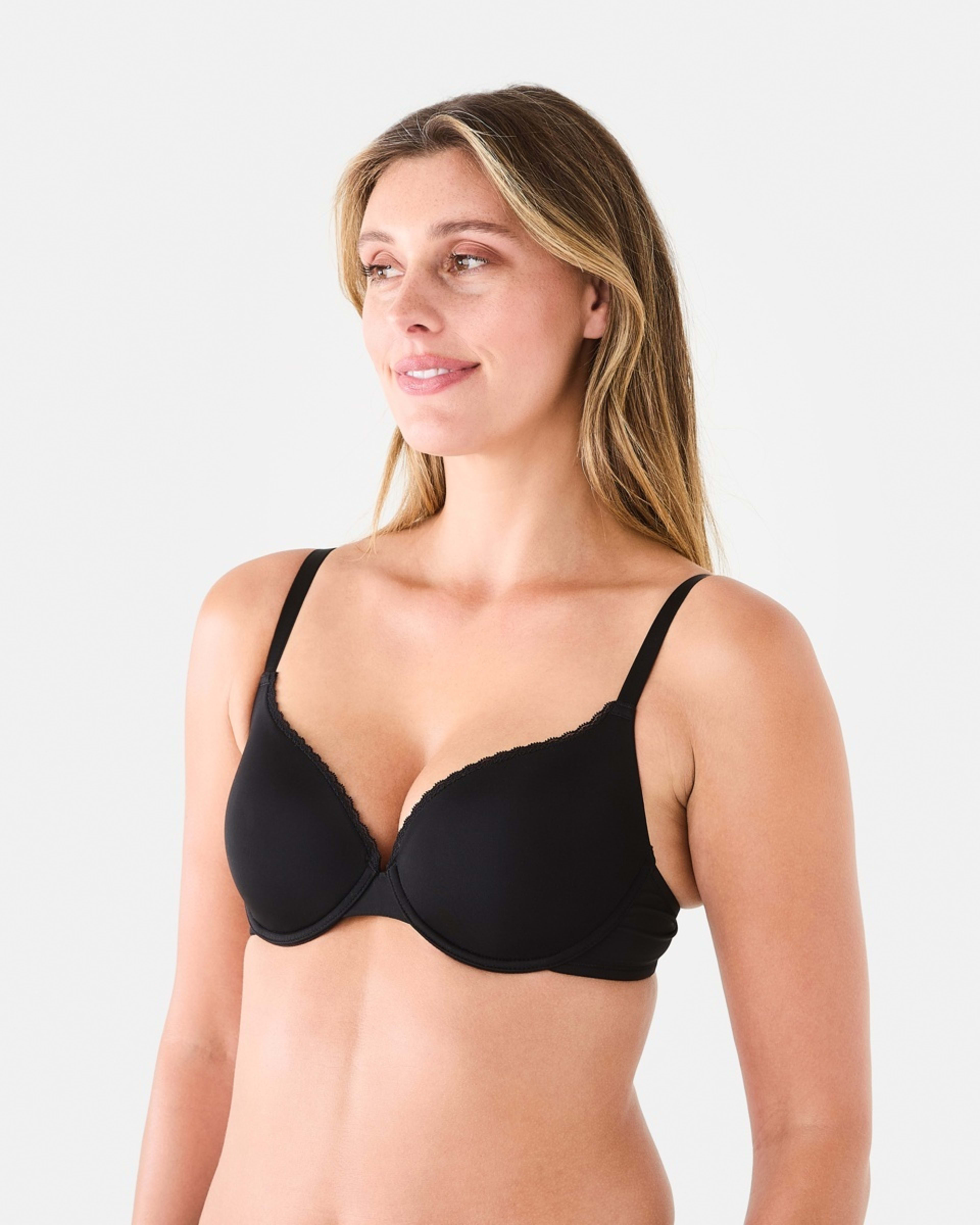 5 2 Pack T-shirt Bra SMALL DITSY WHITE, BLACK, 5 of 9